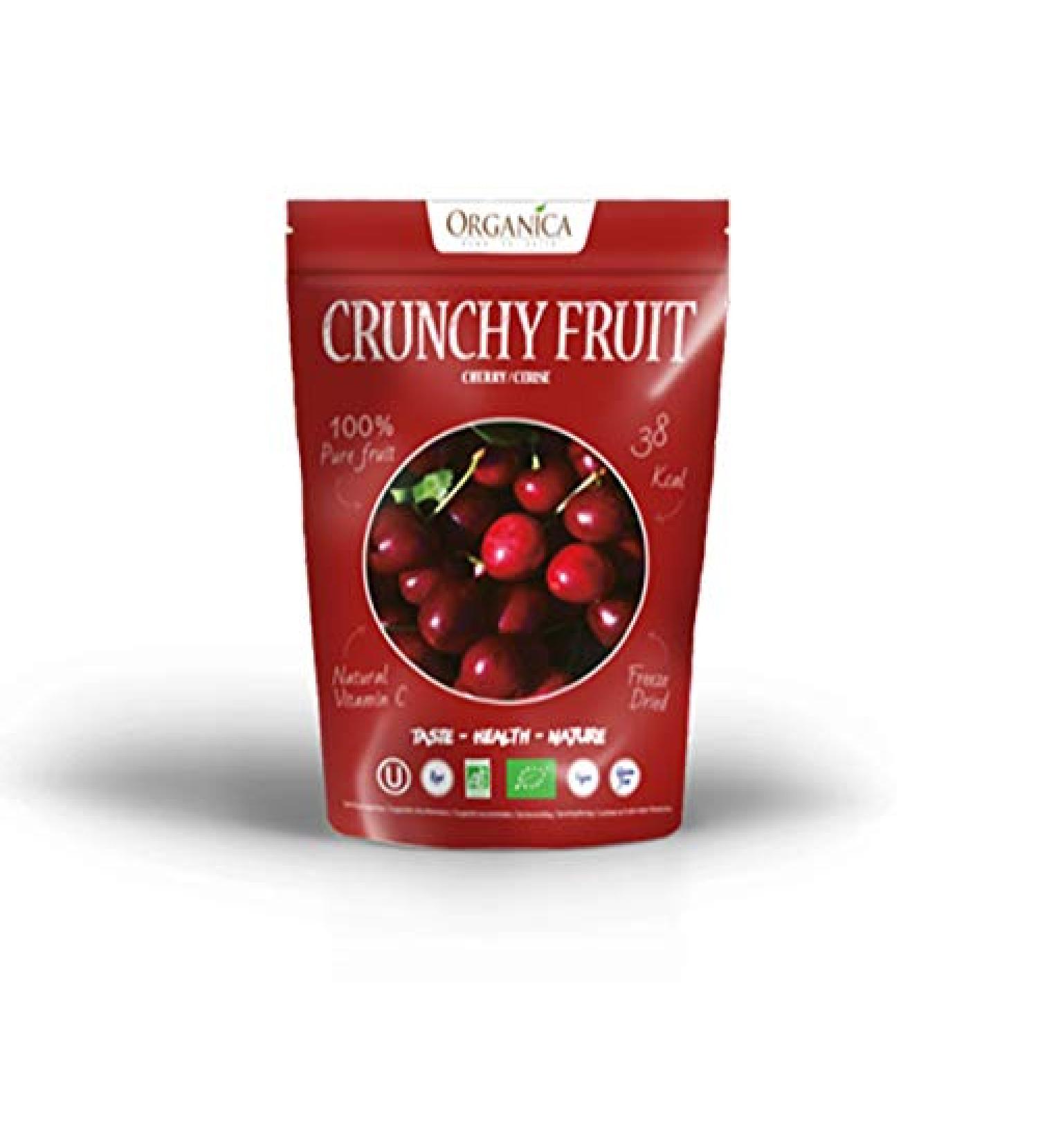 Organic - Freeze-Dried Organic Cherries 20G - Sold per unit - Buy Online on GoSupps.com