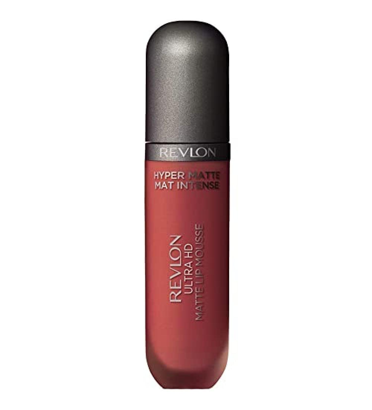 Revlon Ultra HD Matte Lip Mousse in Spice (825) - Longwear Plum/Berry Lip Color - Buy Online on GoSupps.com