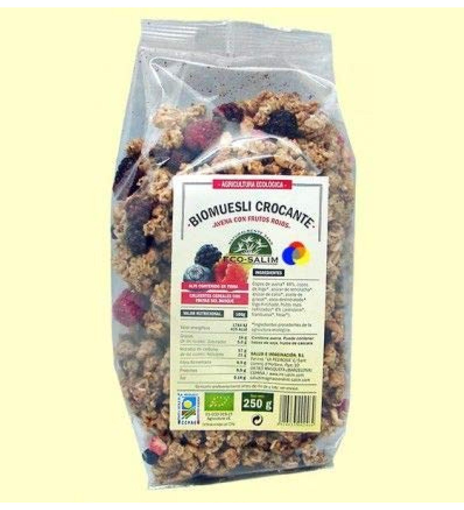 Eco-Salim Eco-Salim Crispy Oat Muesli Fruit Rouge