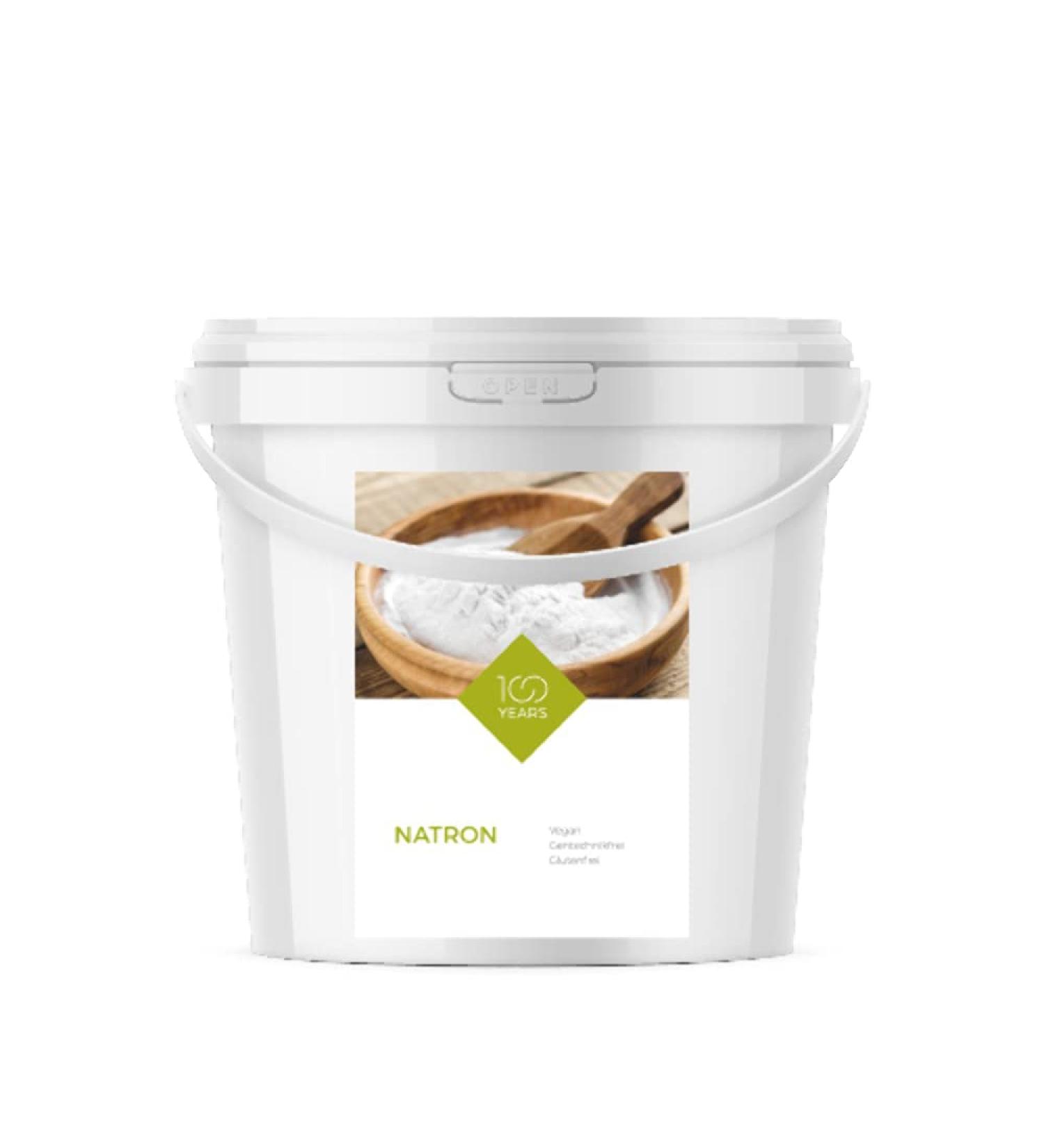 100years GmbH Natron 5000G (5 kg) - Pharmaceutical Quality Sodium Hydrogen Carbonate E500II - Non-GMO Bottled in Germany - International Shipping Available - Buy Online on GoSupps.com