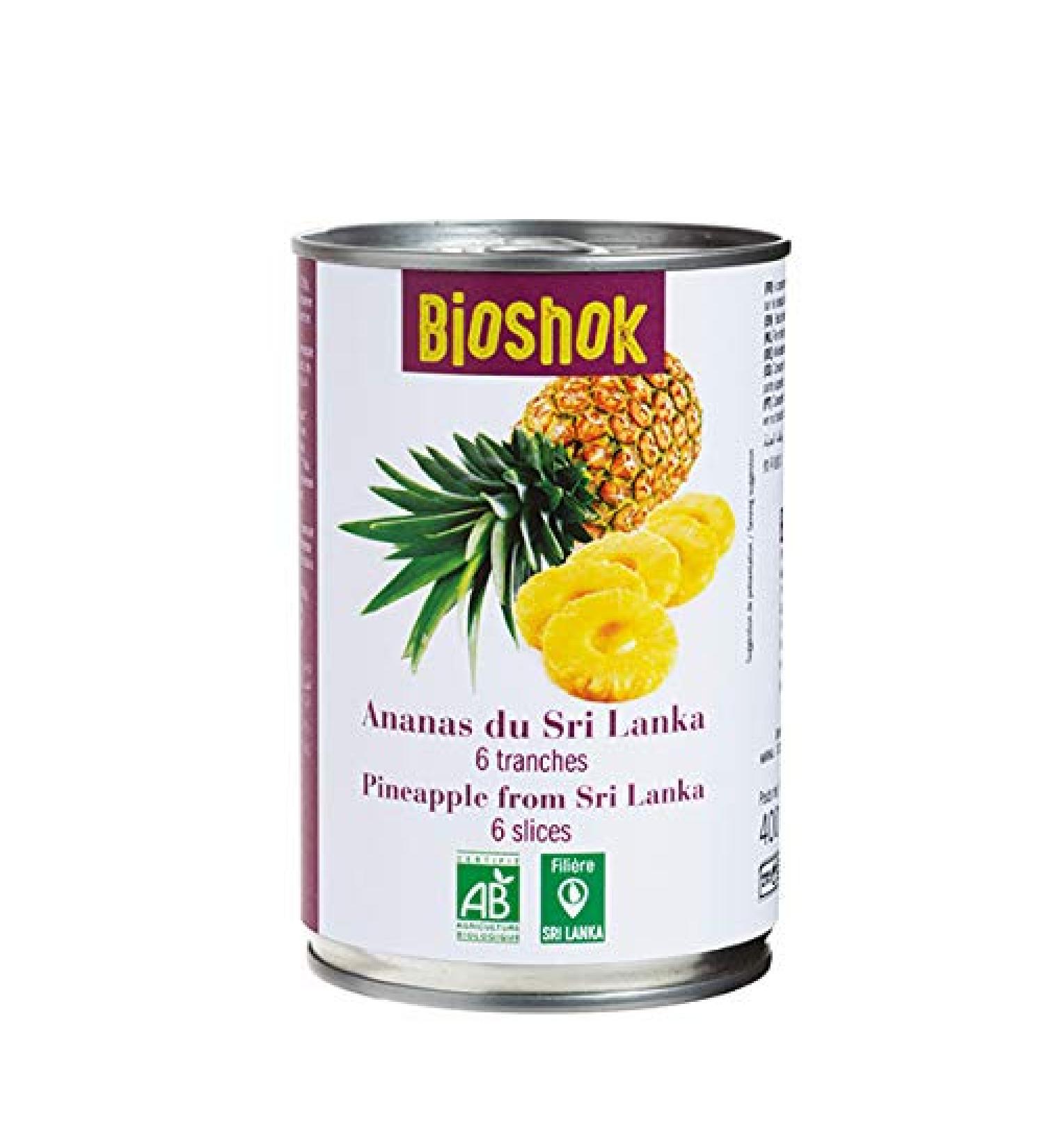 Bioshok - Sliced Pineapple 400Ml - Sold per unit - Buy Online on GoSupps.com