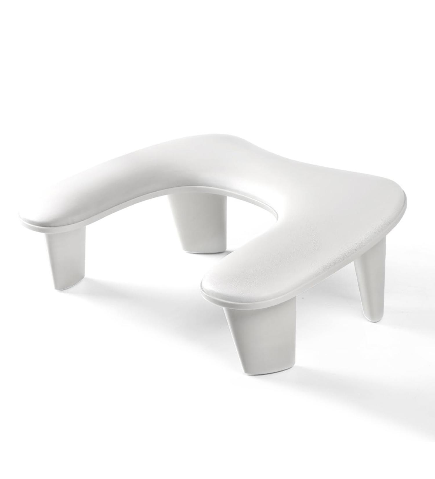 ANGNYA Arm Rest for Nails Tech U-shaped Nail Arm Rest with Detachable Brackets Big Manicure Hand Rest Pillow for Nail Tech Must Haves Manicure Tools (White) - Buy Online on GoSupps.com