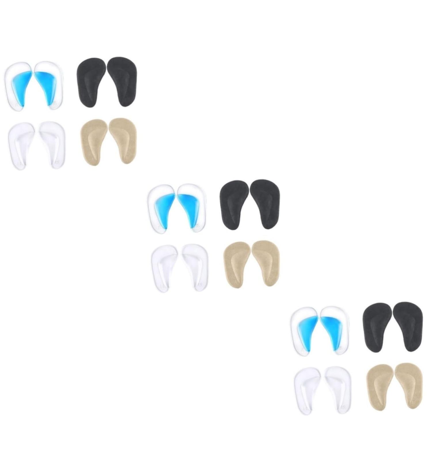 NOLITOY 12 Pairs Arch Gel Insoles - Ultimate Foot Arch Support Cushion Pads for Comfortable Shoes - Buy Online on GoSupps.com