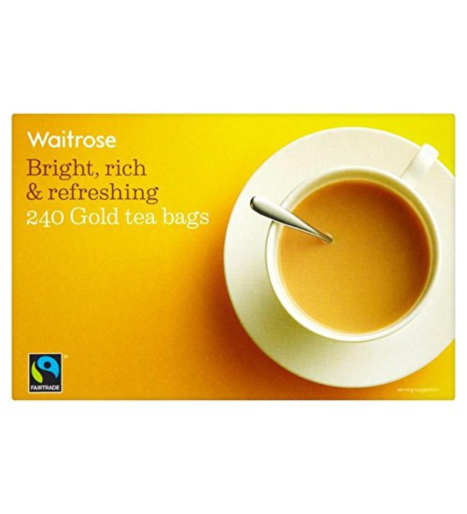 Waitrose Waitrose 240 Gold Tea Bags