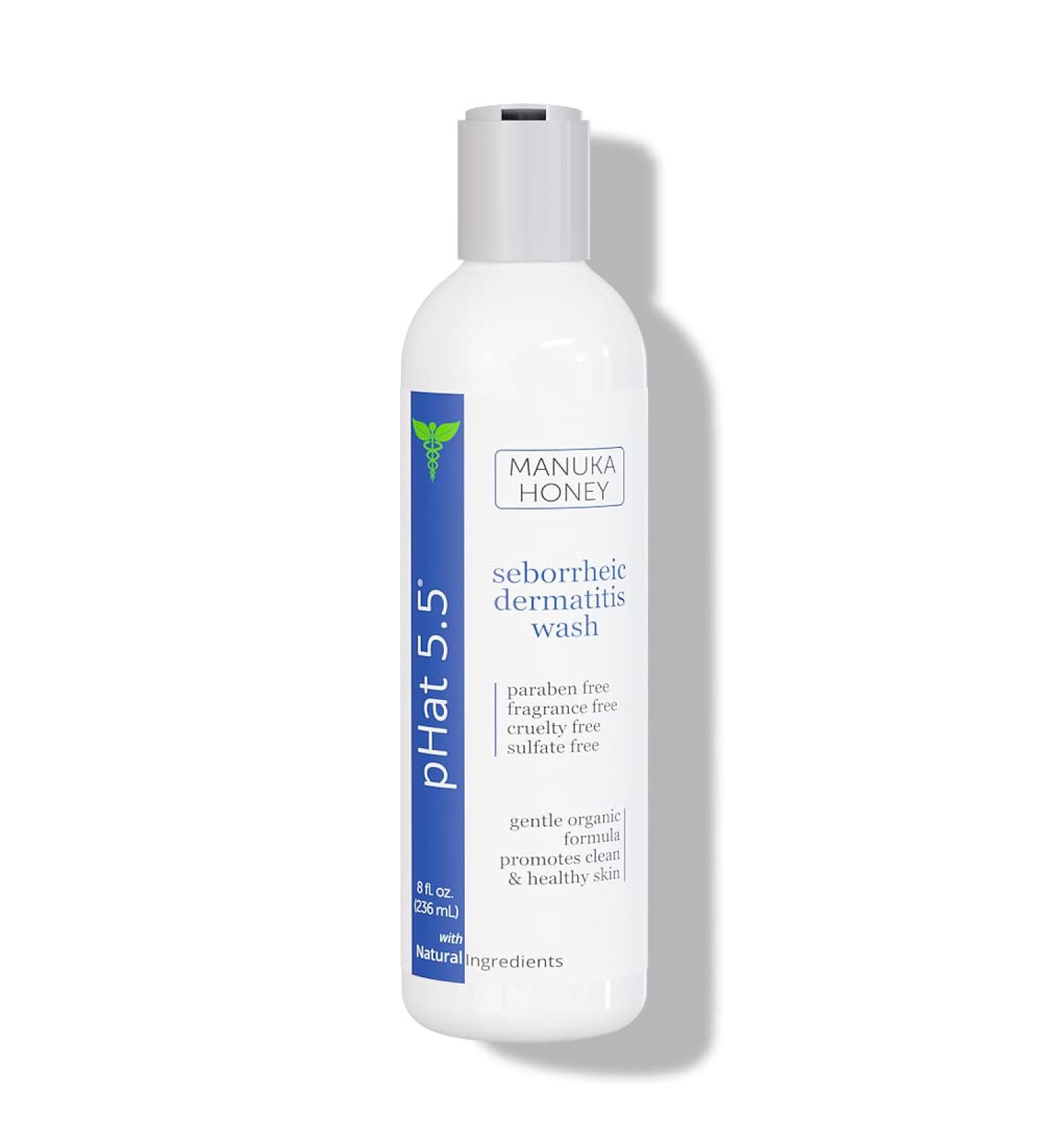 Manuka Honey Gentle Face Wash for Seborrheic & Atopic Dermatitis - Organic & Hypoallergenic Cleanser for Acne Prone Skin - Paraben & Sulfate Free (8 oz) - Buy Online on GoSupps.com