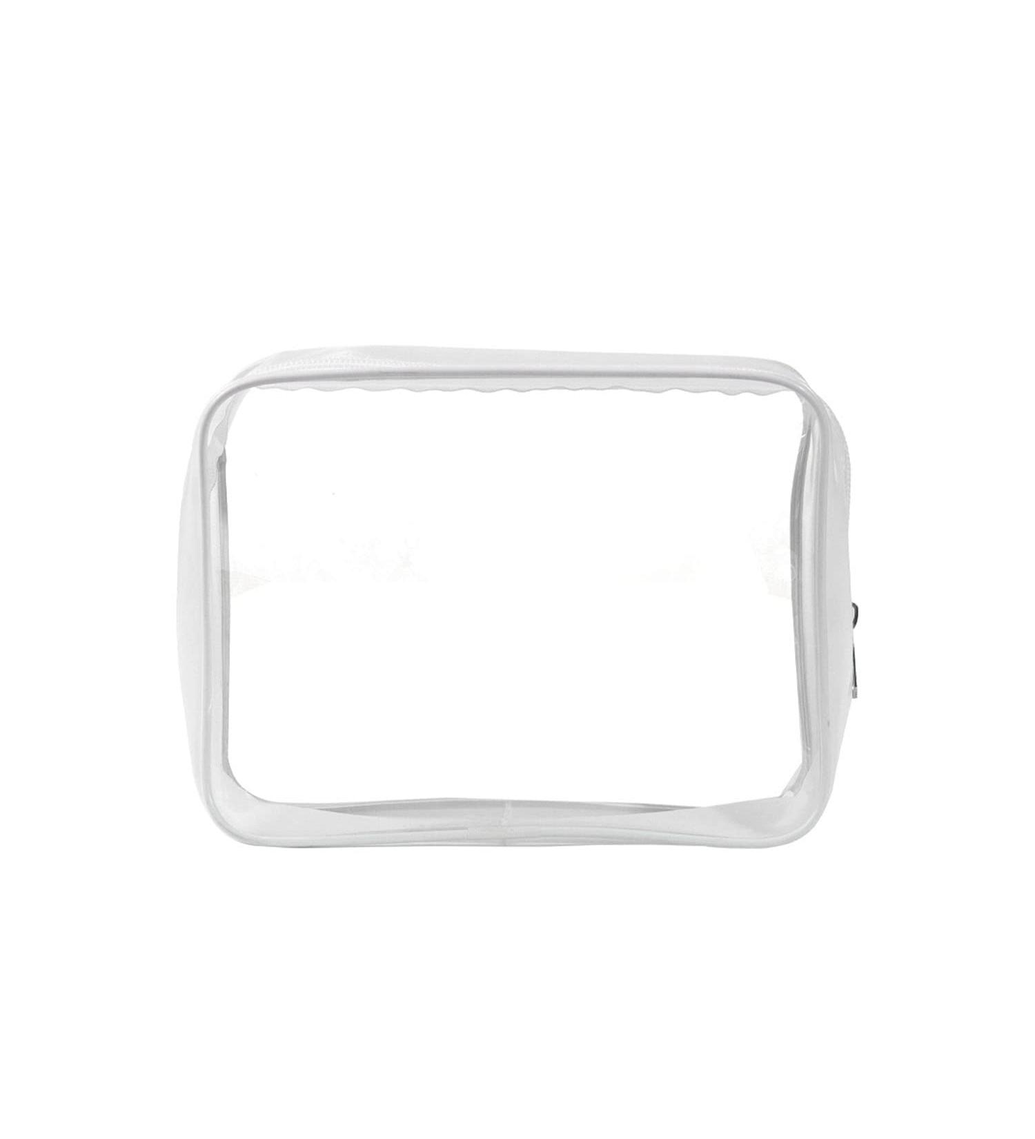 Lecune Transparent Cultural & Liquid Bags Set - 1 Piece Cosmetic & Wash Bag for Men & Women (20x20cm) - Ideal for Travel & Organization - Buy Online on GoSupps.com