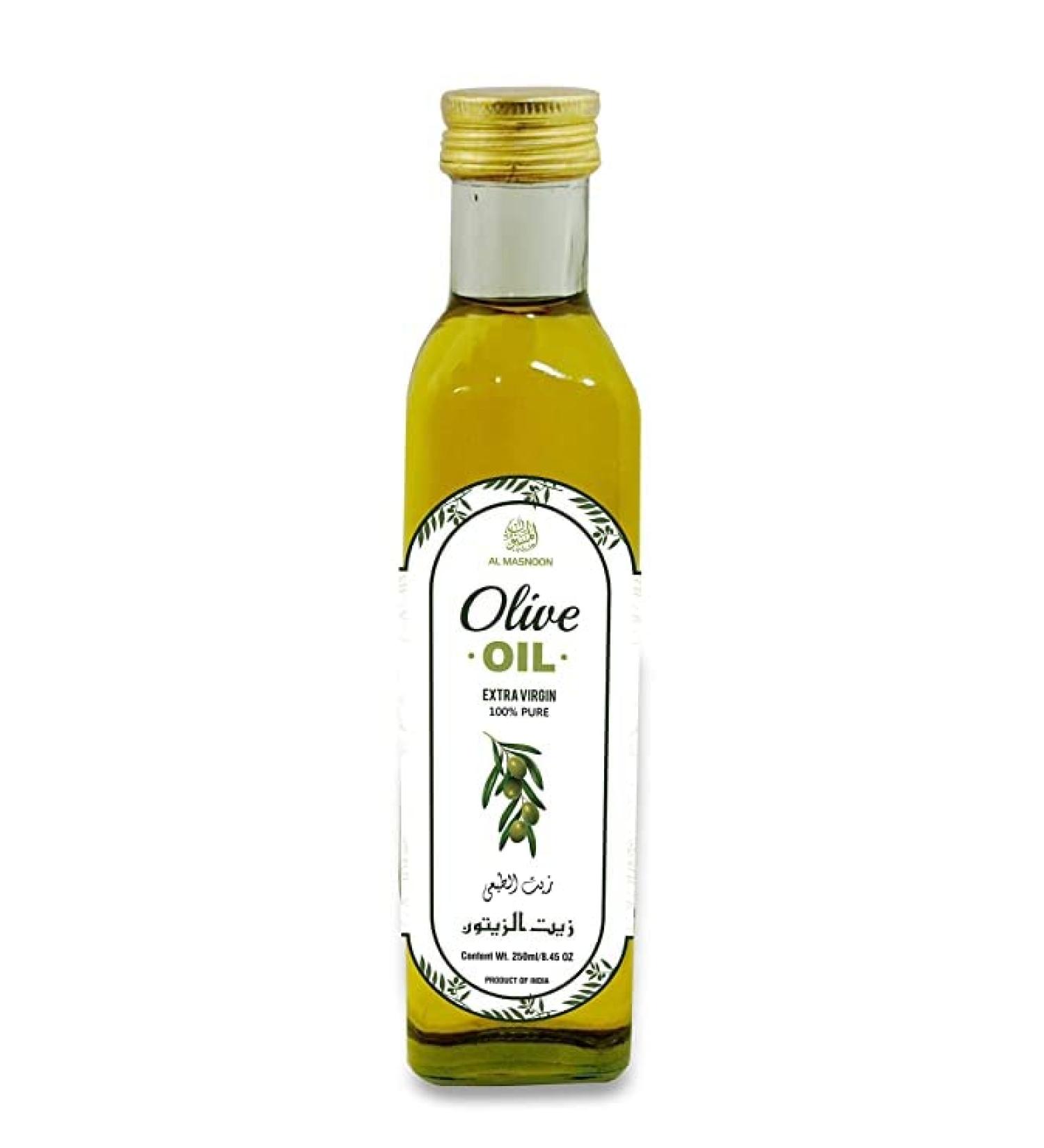 SEP AL MASNOON Extra Virgin Olive Oil || Natural Cold Pressed Oil 250ml/ 100% Natural & Pure zaitoon Oil - Buy Online on GoSupps.com
