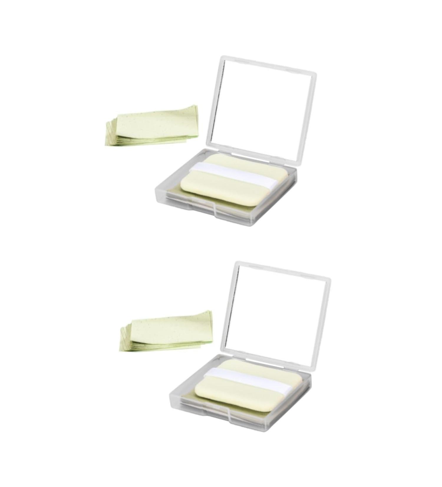 FOMIYES 2 Sets Oil Blotting Paper Oil Absorbing Roller Face Cleaning Papers Facial Oil Cleaning Paper Reusable Face Pads Oil-Absorbing Papers Rem Beauty Cleansing Paper Men and Women Glass - Buy Online on GoSupps.com