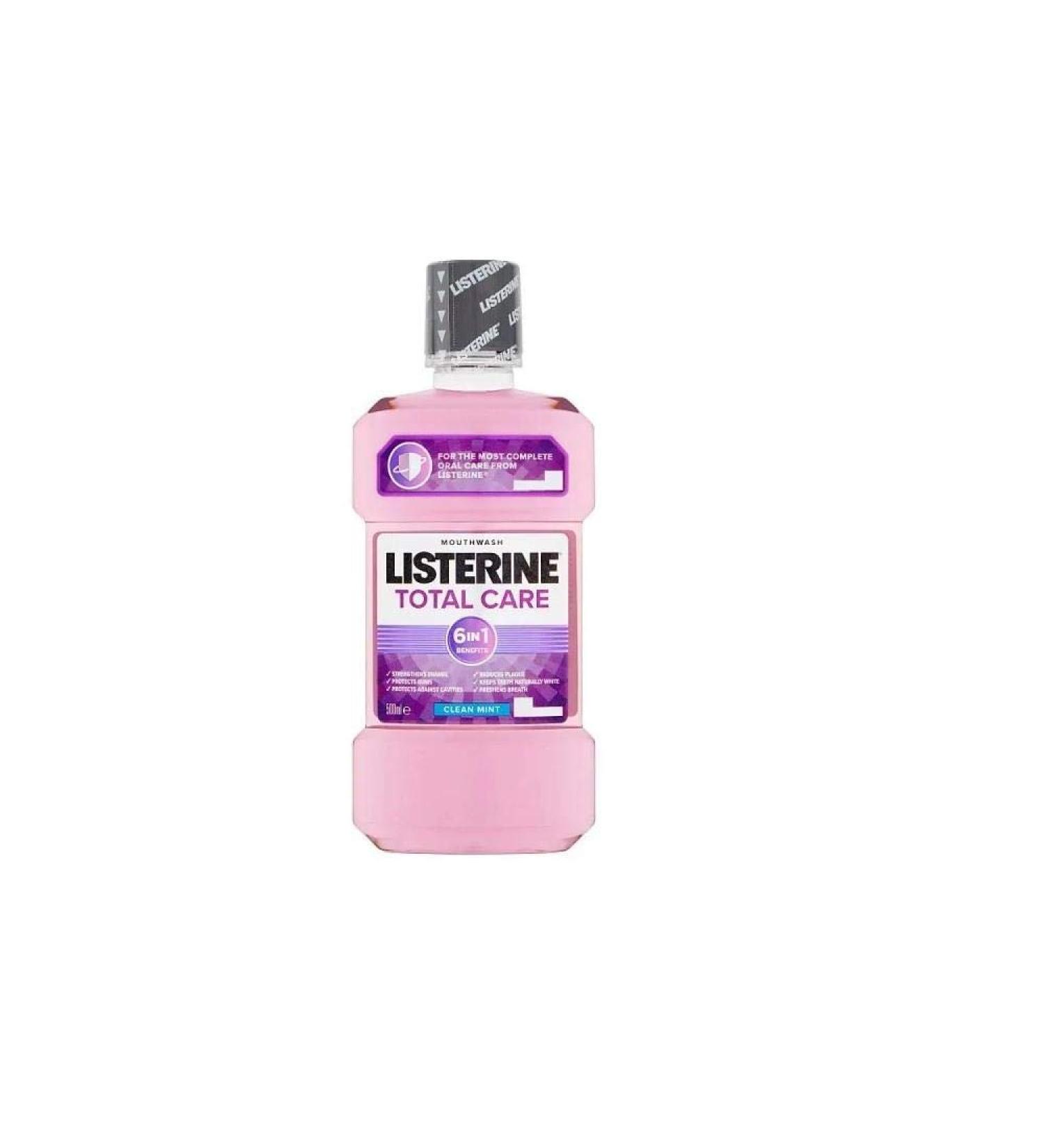 Listerine Mouth Wash Total Care Solution 6 in 1 Oral Care -Kosher 500ml