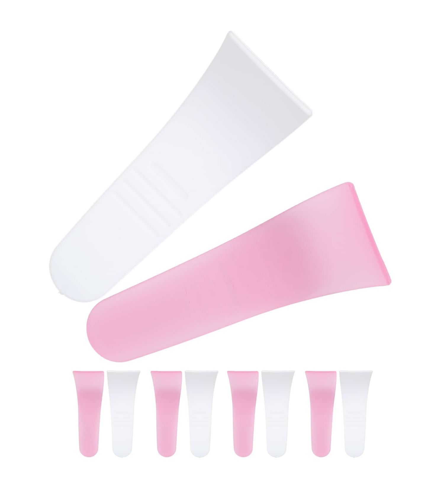 Kenanlan 10 Piece Hair Wax Removal Spatula Sticks | Plastic Cosmetic Mask Tools for Salon & Home - Perfect for Depilatory Cream - Buy Online on GoSupps.com