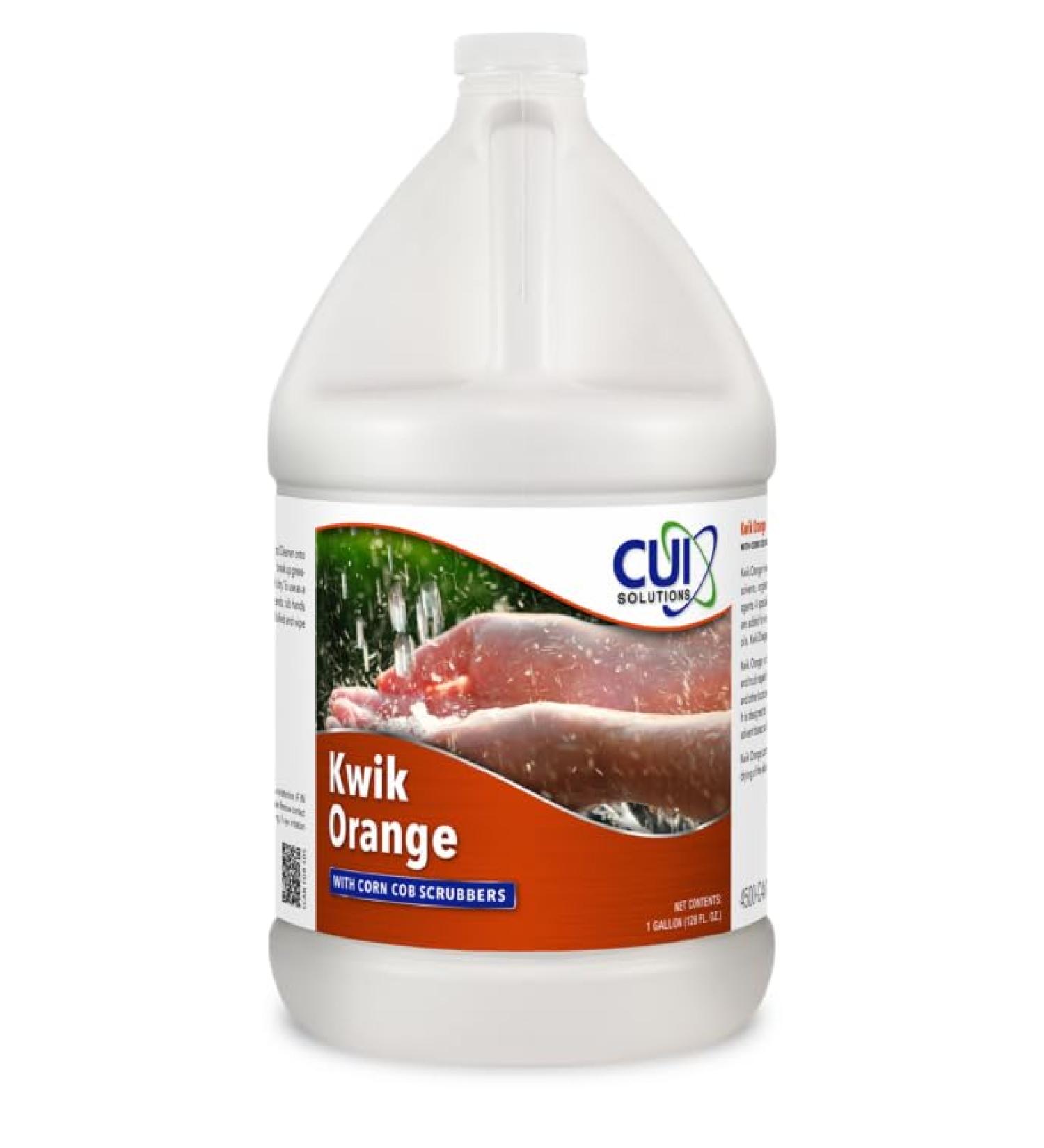 CUI Kwik Orange Grit Hand Soap with ground corn cob Scrubbers 1 gallon