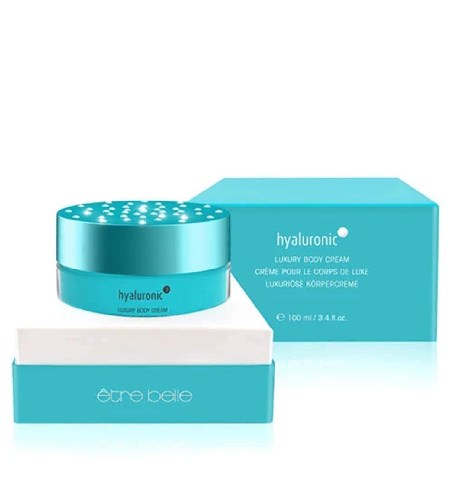 hyaluronic Luxurious Body Cream 100ml tre belle Cosmetics moisturizer body cream body lotion with hyaluronic acid