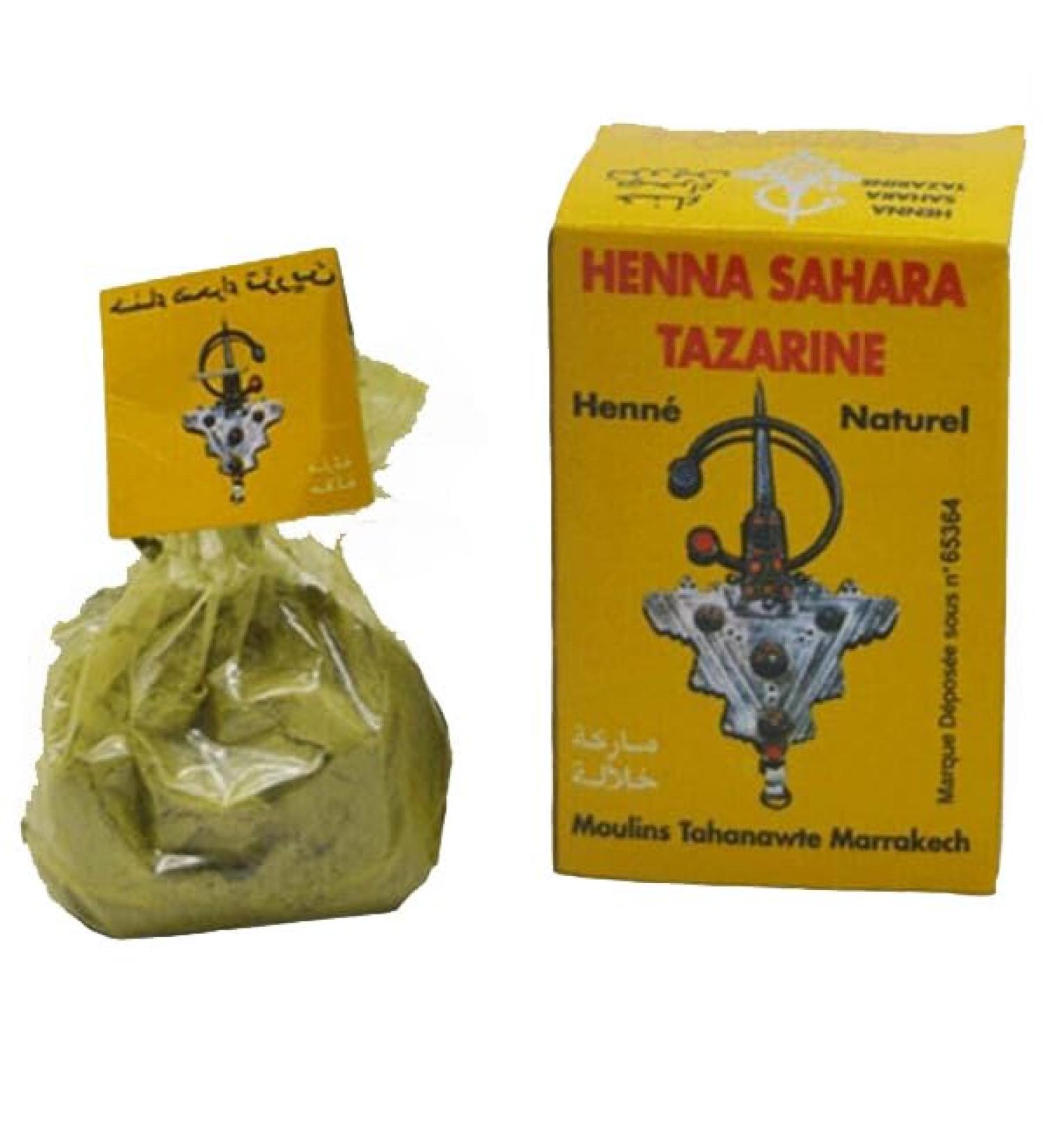 Henn Sahara Tazarine Henn naturel 100 g marocain - Buy Online on GoSupps.com