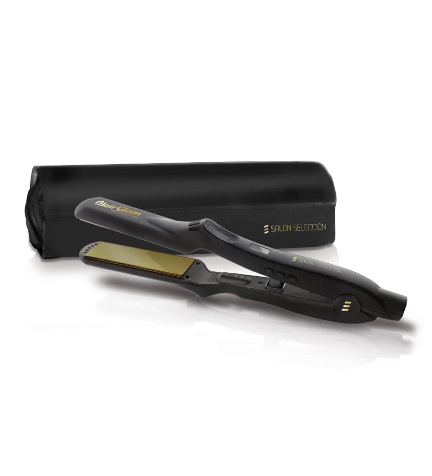 Professional Hair Glam Iron Includes Gift Maritrini Meza Professional Iron for Hair Salon Selection (Salerm Cosmetics)