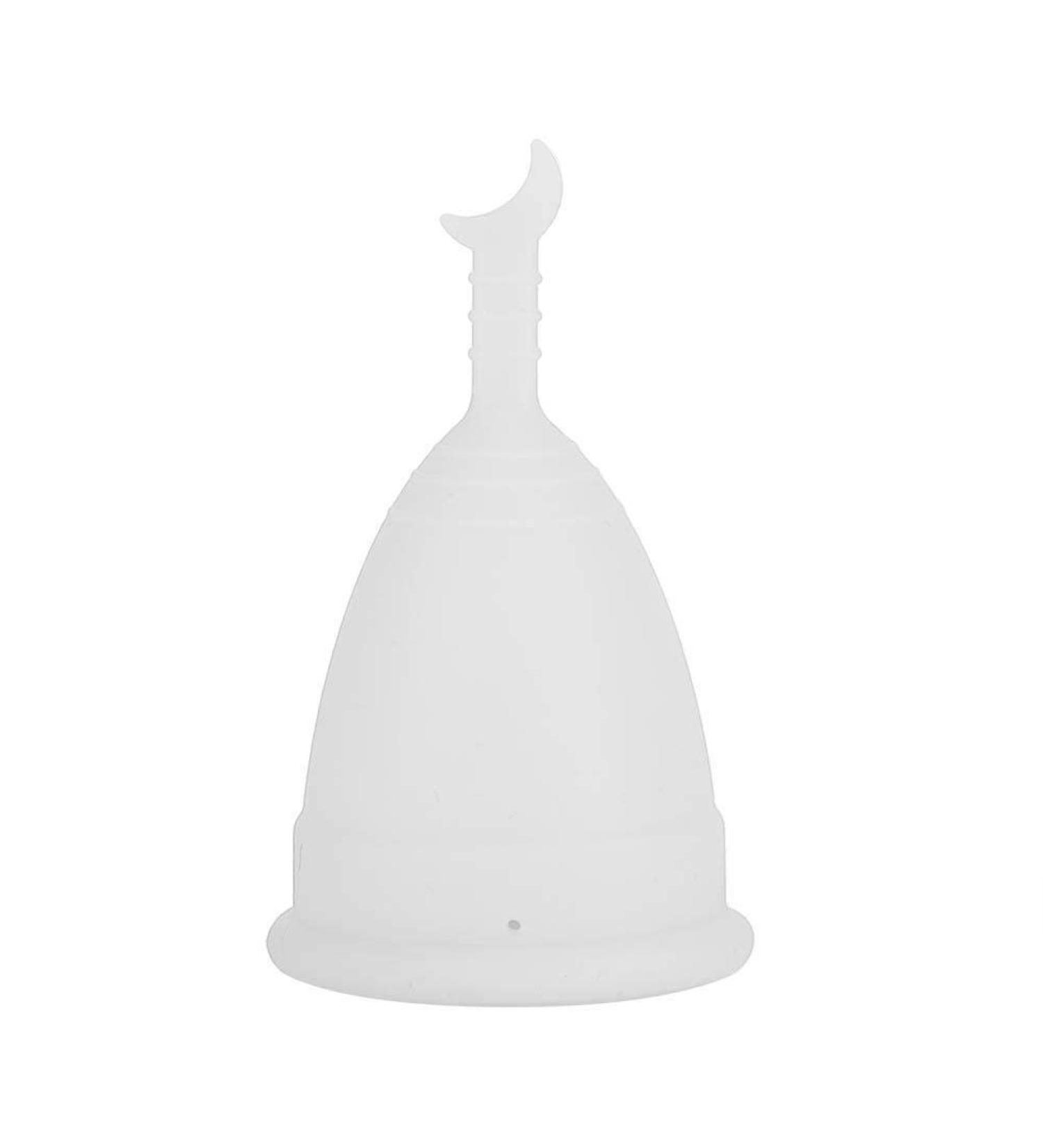 2Pcs Menstrual Cup for women during menstrual period Silicone Women Menstrual Cup Female Hygiene Cup Menstruation Period Supplies(White) - Buy Online on GoSupps.com