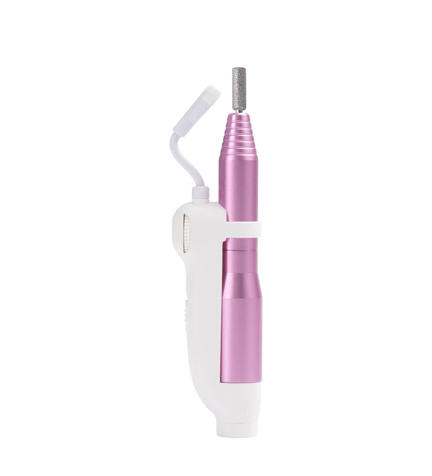 SunshineFace Electric Nail Drill - 15000rpm Portable Nail File with LED Lights & 6 Attachments for Perfect Nails - Buy Online on GoSupps.com