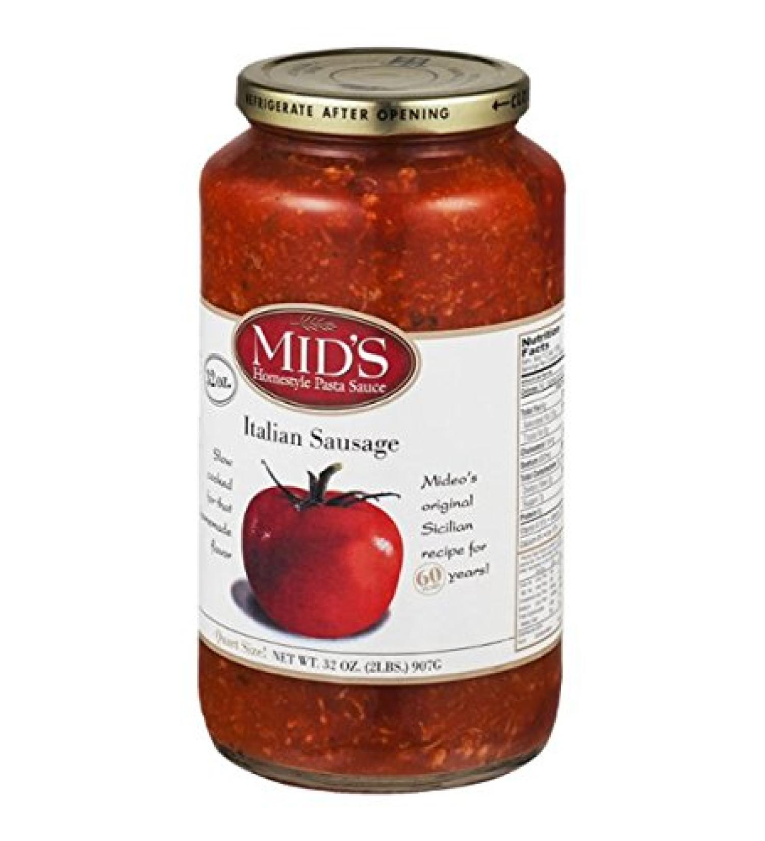 Mid's Homestyle Pasta Sauce Italian Sausage