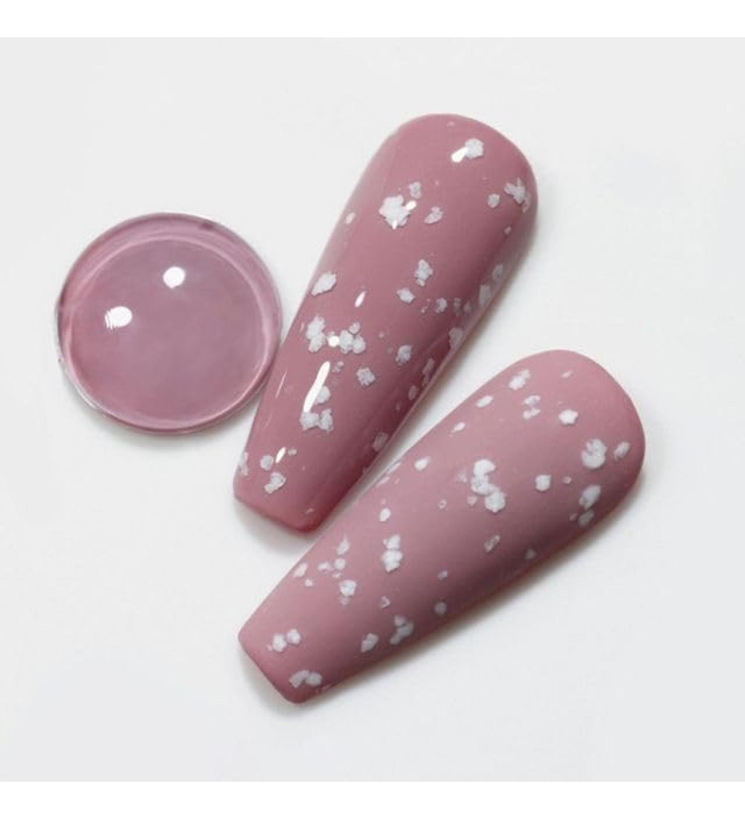 15ML DIY UV Nail Gel Nail Phototherapy Gel Manicure Gel Gel Nail Polish Top Coat Gel Snowflake Colorful Nail Gel - (Color: 3) - Buy Online on GoSupps.com