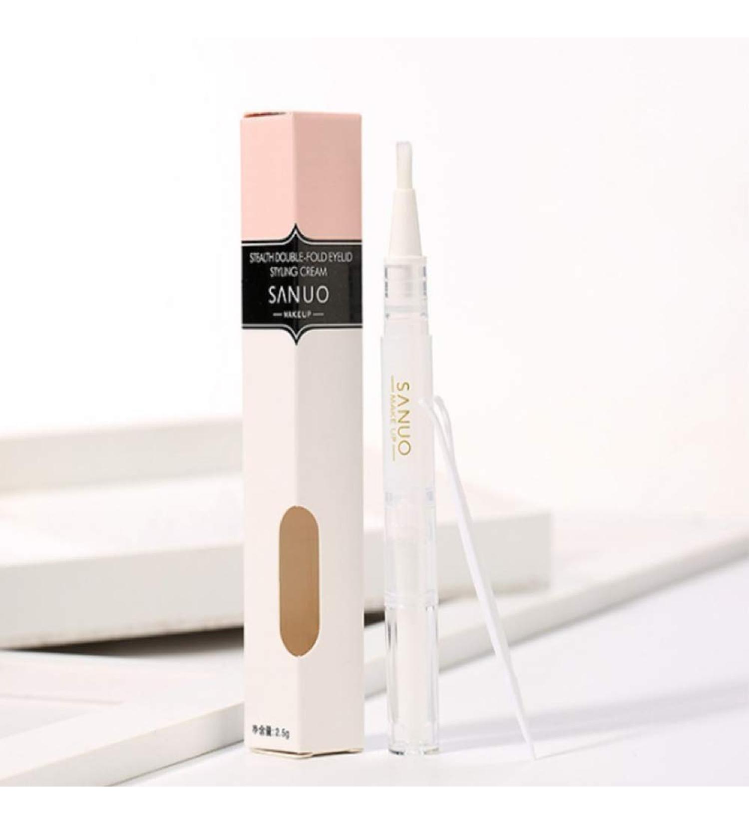 Natural Waterproof Double Eyelid Glue Pen | Long Lasting Adhesive for Instant Upper Eyelid Lift | Invisible & Waterproof Formula for Droopy Hooded Eyes - Buy Online on GoSupps.com