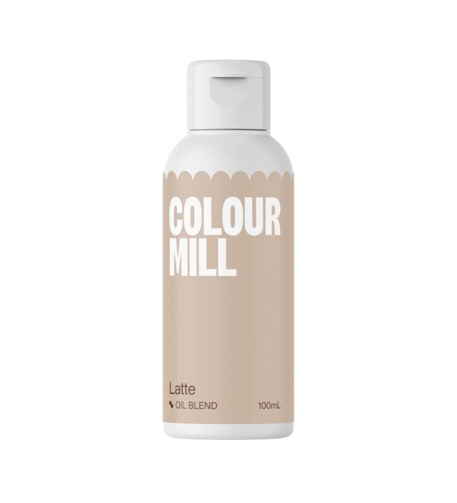 Colour Mill *Bulk Large 100ML* Next Generation Oil Based Food Colouring for Baking Decorating Icing and Cooking Food Dye DIY Slime and Crafts Making Latte