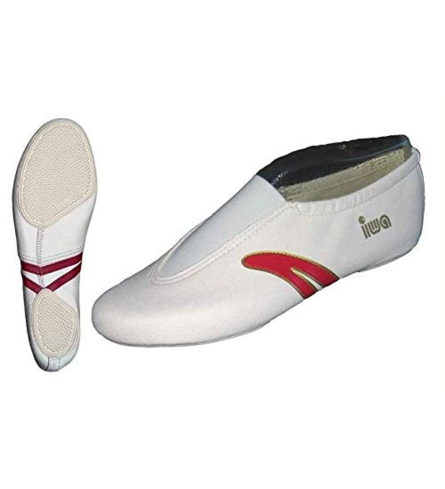 Art gymnastics shoes IWA 502 cream/red 36
