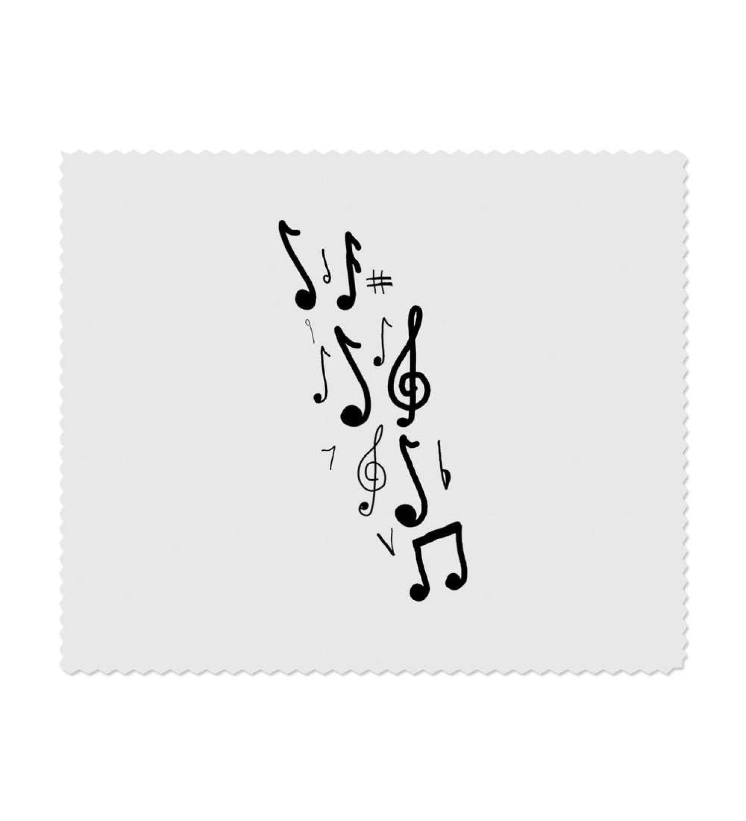 Buy 2 x Music Microfiber Lens/Eyeglass Cleaning Cloths - Perfect for Glasses & Screens - Fast International Shipping - Buy Online on GoSupps.com