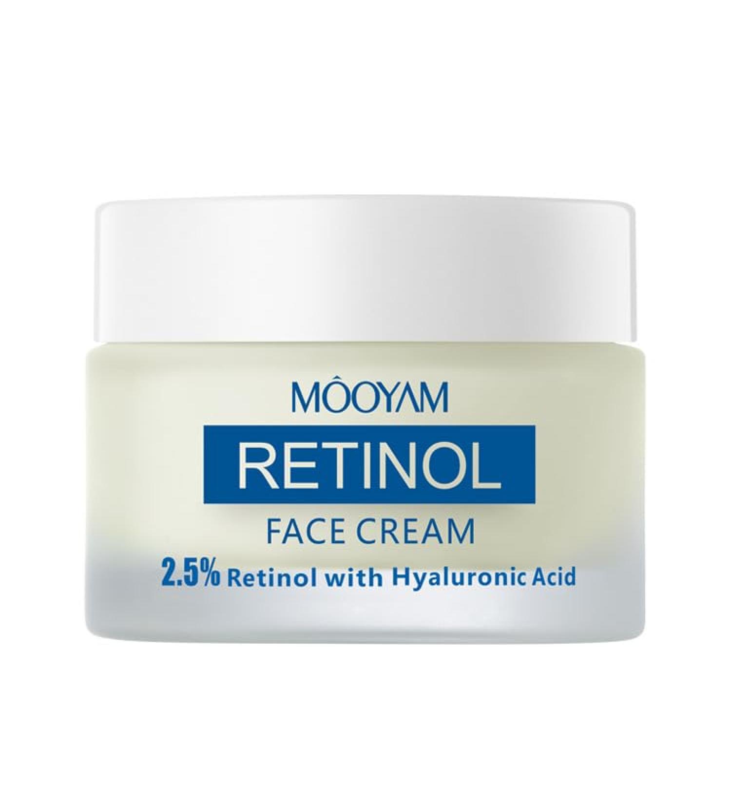 Retinol Cream 2.5% Retinol with Hyaluronic Acid Moisturizer Anti Wrinkles Day Care Cream - Buy Online on GoSupps.com