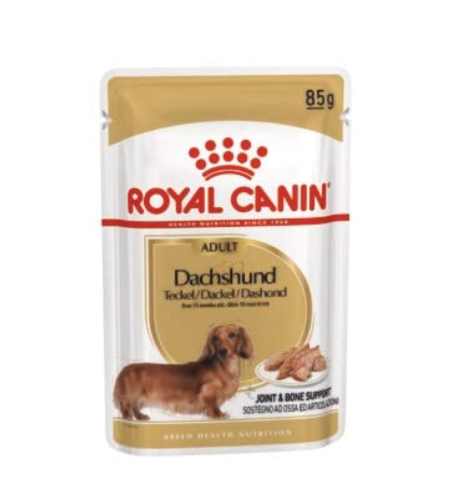 BabbleCom 48 X ROYAL CANIN DACHSHUND WET POUCH DOG FOOD SUPPLIED BY MALTBY'S STORES POUCHES - Buy Online on GoSupps.com