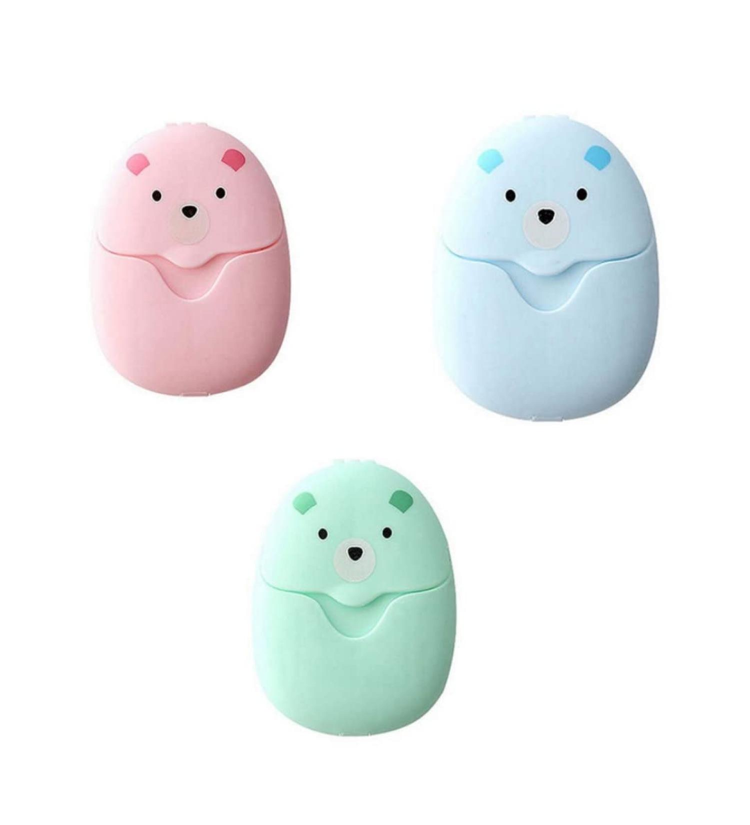 Sgqtqybk Paper Soap Sheets Mini Hand Soap 150 Sheets Disposable Portable Travel Paper 3 Boxes Disposable - Buy Online on GoSupps.com