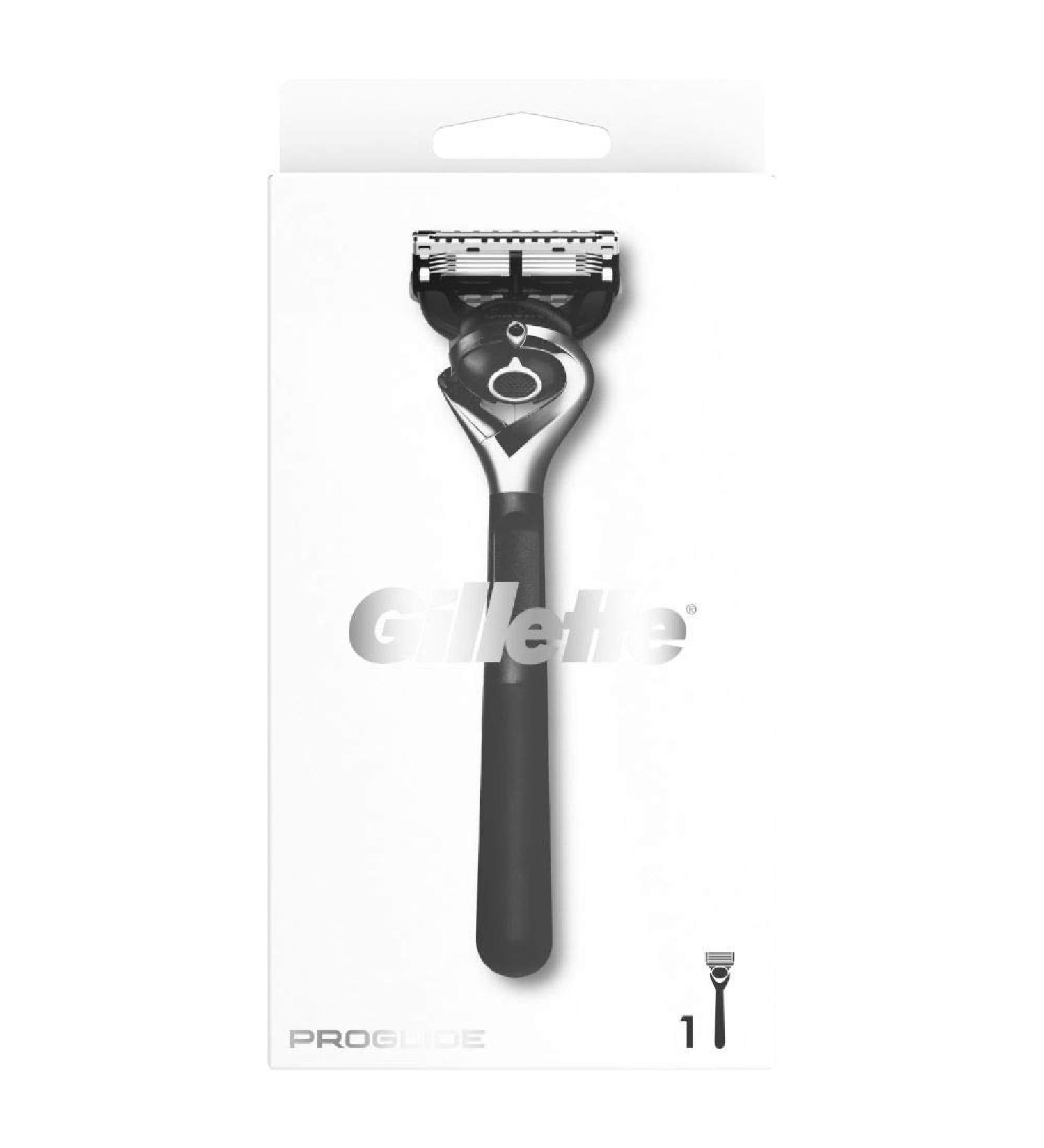 Gillette Proglide Monochrome Razor for Men - Black Precision Trimmer & Sliding Coating Includes 1 Razor Blade - Perfect Gift for Him - Buy Online on GoSupps.com