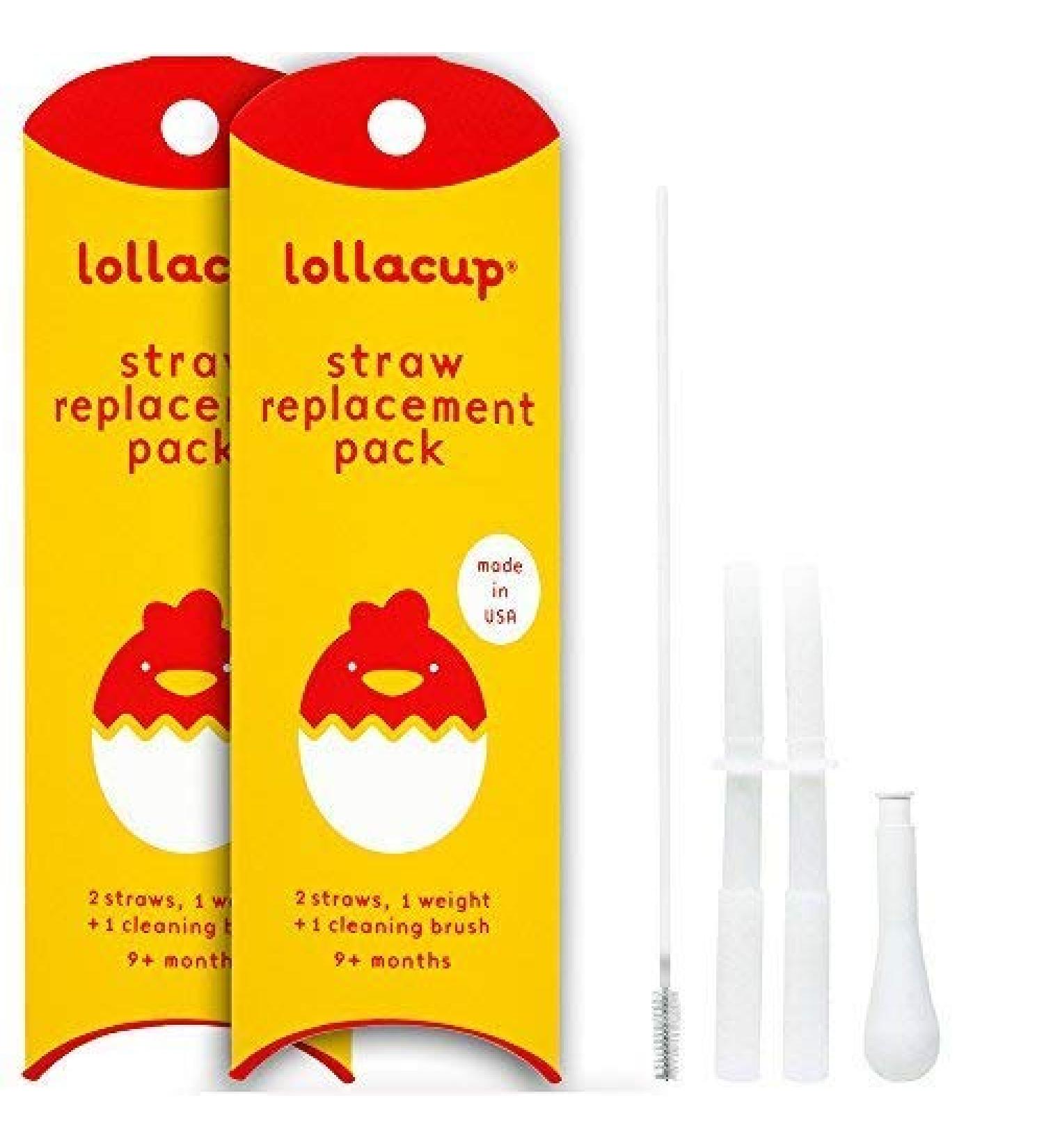 Lollaland Lollacup Straw Replacement Kit (2 Pack) - BPA-Free, Made in USA, Dishwasher Safe - Buy Online on GoSupps.com
