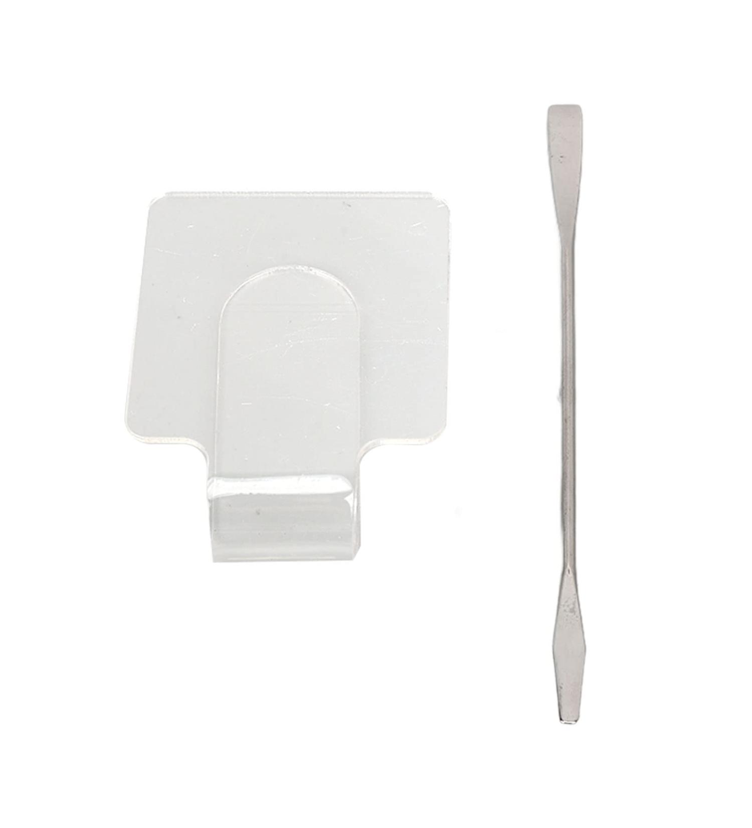 Buy Transparent Cosmetic Acrylic Mixing Palette & Spatula Set for Nail Art | Best Makeup Mixing Tools - Buy Online on GoSupps.com