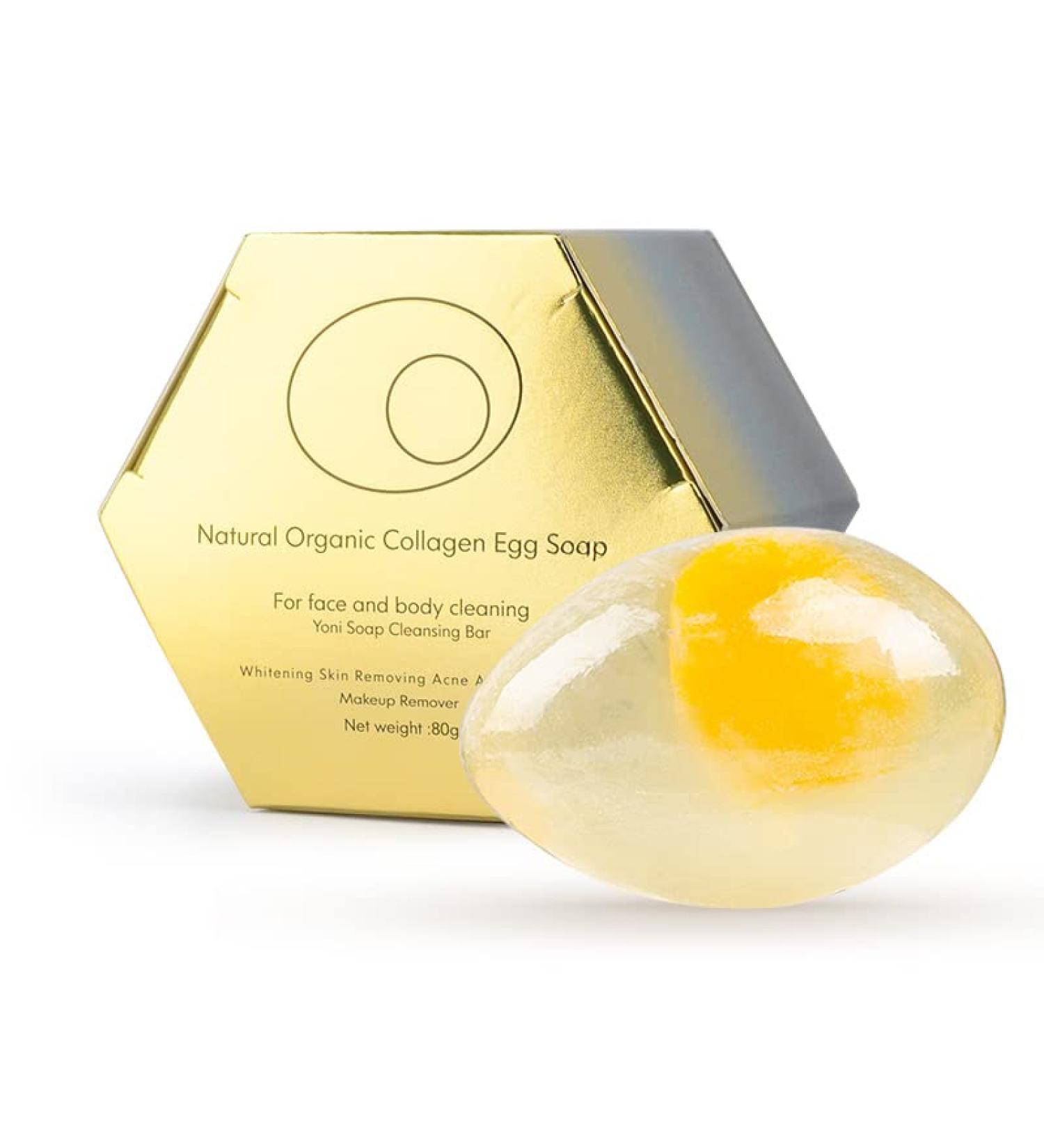 Premium Handmade Crystal Egg Soap | Natural Ingredients & Essential Oils | Handcrafted Egg-Shaped Body Cleanser for Soft Clean Skin - Buy Online on GoSupps.com