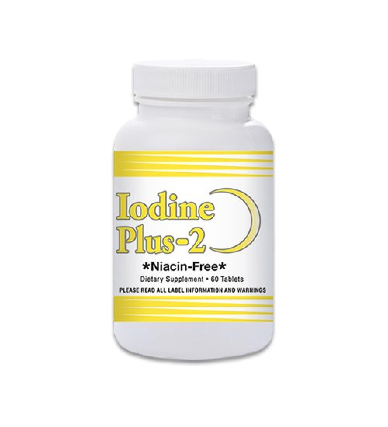 Iodine Plus 2 - Official Thyroid Support Formula - 60 Tablets (2 Month Supply) - Buy Online on GoSupps.com