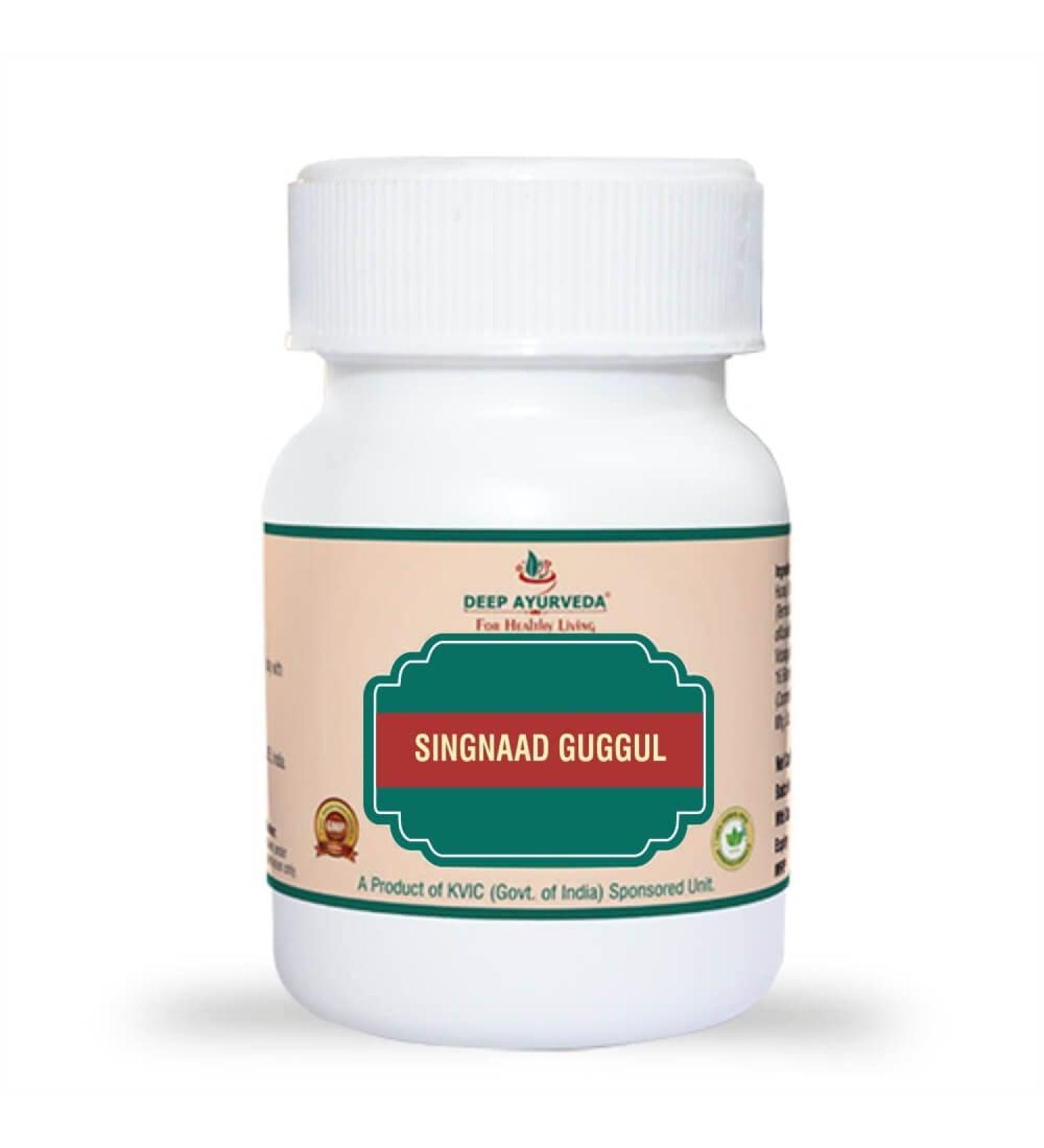 Singhnad Guggul | Beneficial in Digestion Joint Disorders and Skin Diseases | 40 Tablet Pack