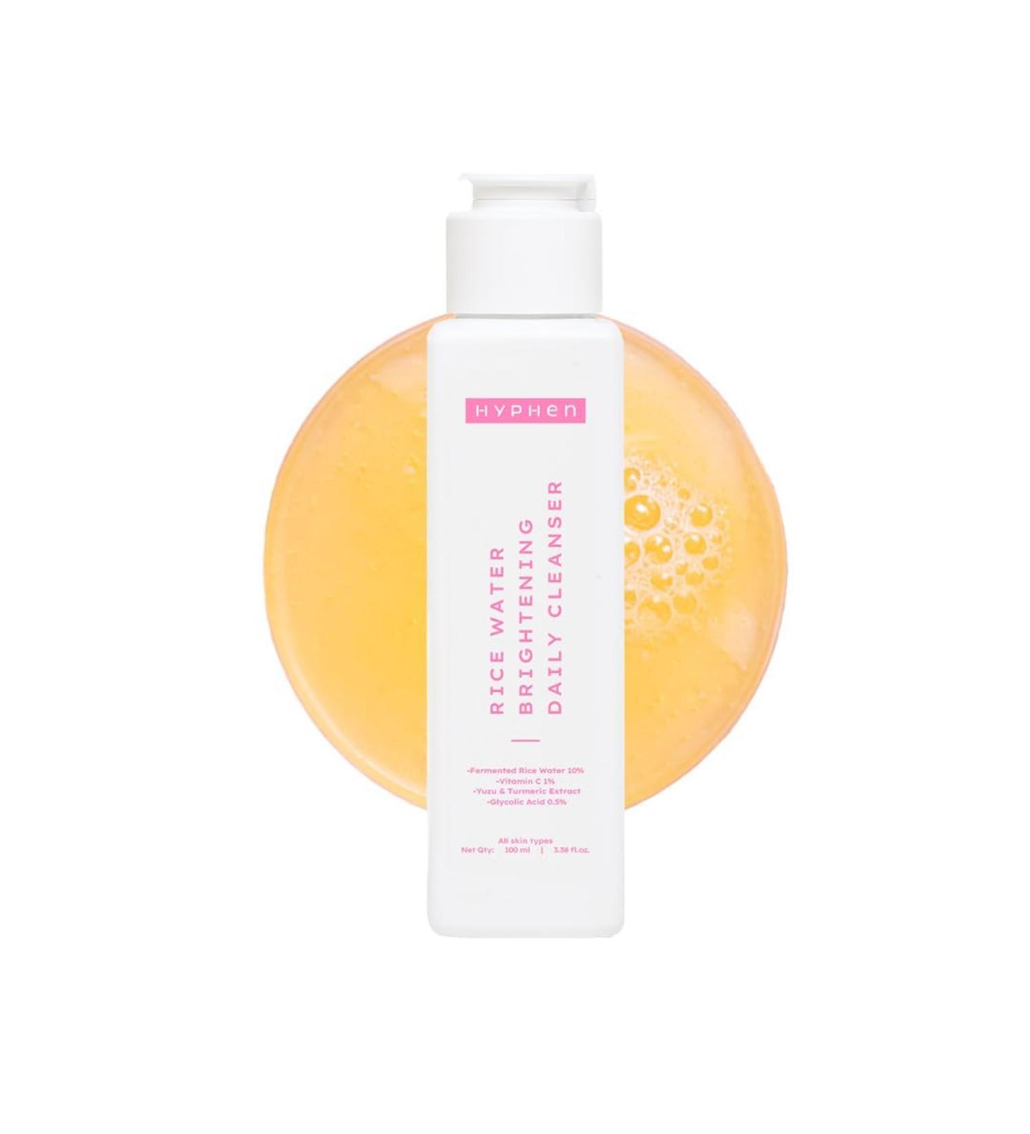 10% Rice Water Brightening Face Wash | Daily Face Cleanser for Women and Men | Brightens Skin | Removes Dirt & Impurities | Suitable for All Skin Types - 100 ml - Buy Online on GoSupps.com
