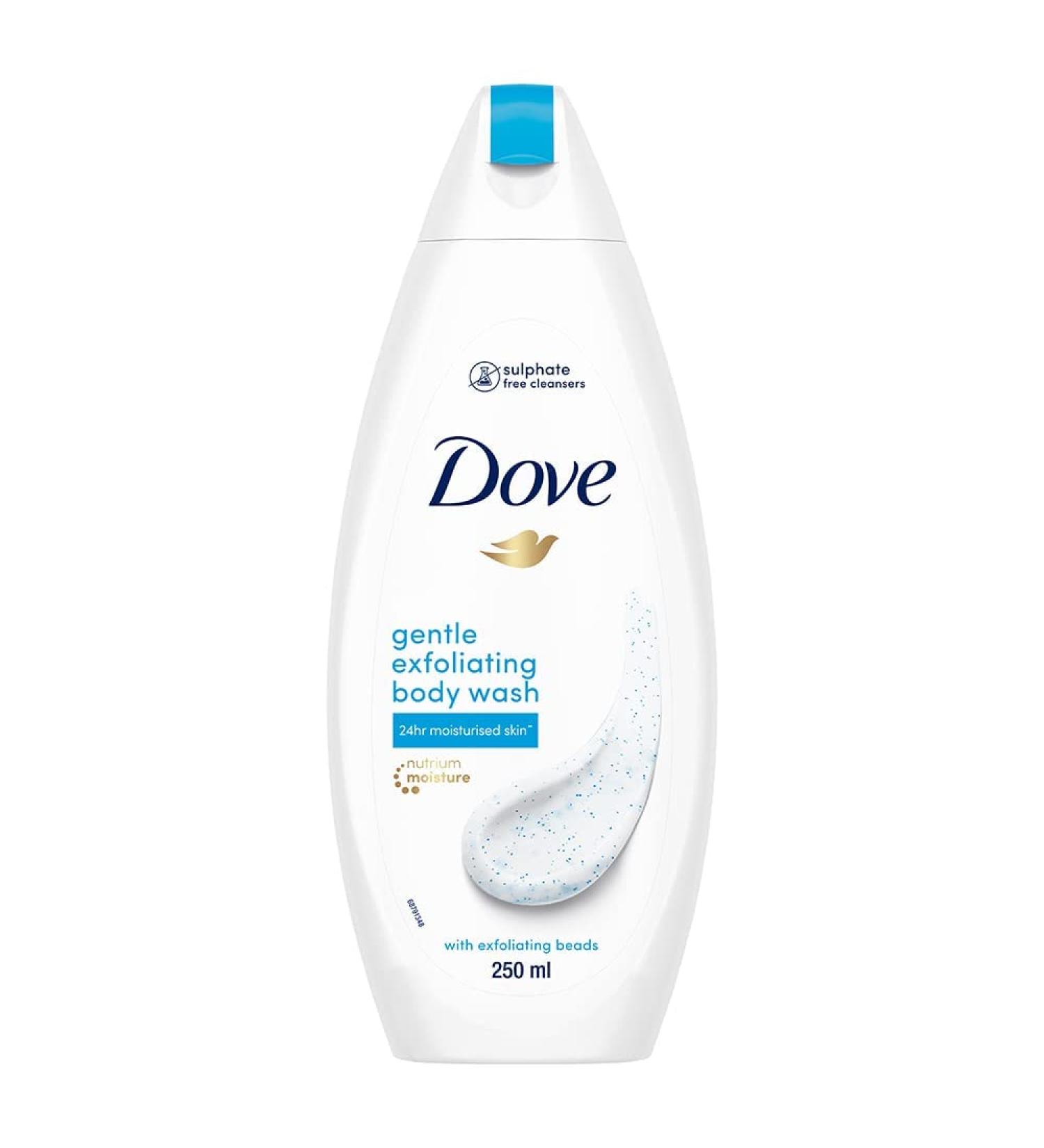 Do.vee Gentle Exfoliating Body Wash - Moisturizing Cleanser for All Skin Types 250 ml | pH Balanced Nourishing Formula - Buy Online on GoSupps.com