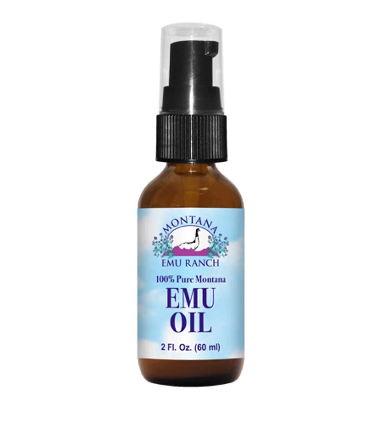 Montana Emu Ranch Co. 100% Pure Emu Oil 2 oz Liquid - Natural Moisturizer (Pack of 1) - Buy Online on GoSupps.com