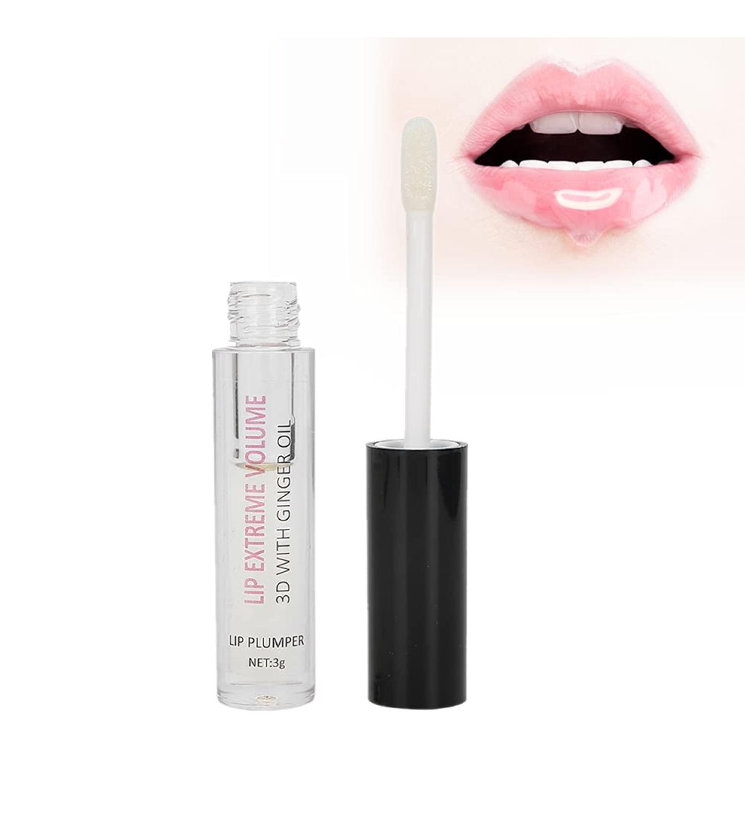 Ultimate Lip Plumper & Enhancer - Moisturizing Serum Collagen Lip Mask Anti-Aging Lip Care for Fuller Hydrated Lips | Shop Now - Buy Online on GoSupps.com