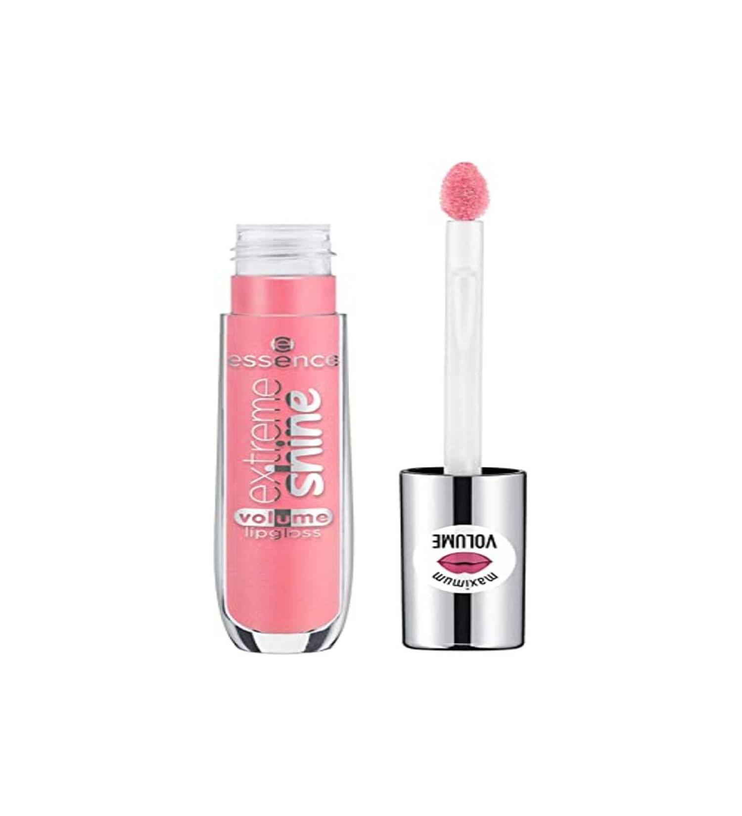 Essence Extreme Shine Volume LipGloss Lip Gloss No. 05 Pink Panther pink bright bright shiny translucent vegan oil -free without alcohol (5ml) 05 Panther 1 piece (1 Pack)