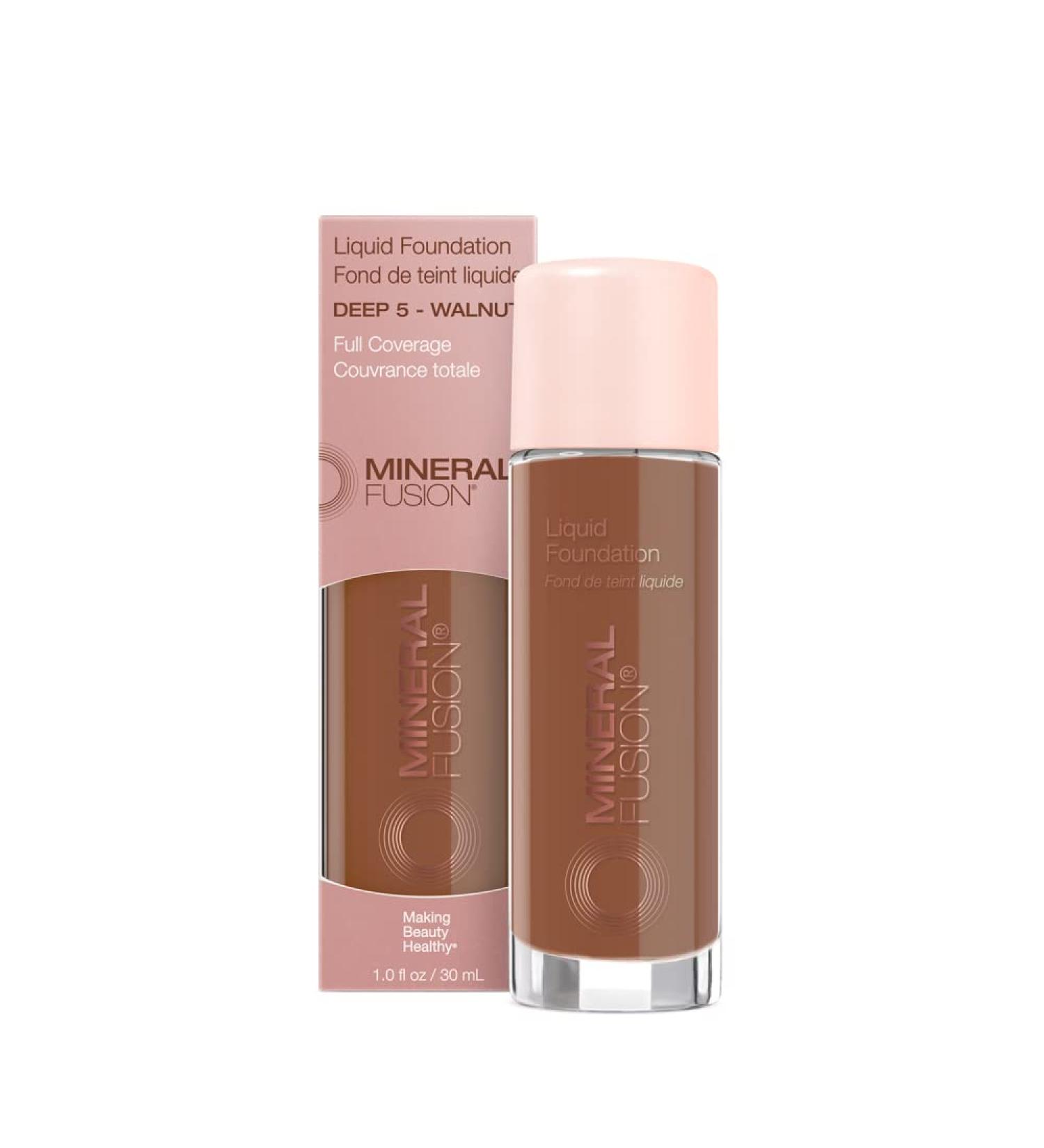 Mineral Fusion Liquid Foundation Deep 5 - 1 Fl Ounce - Buy Online on GoSupps.com