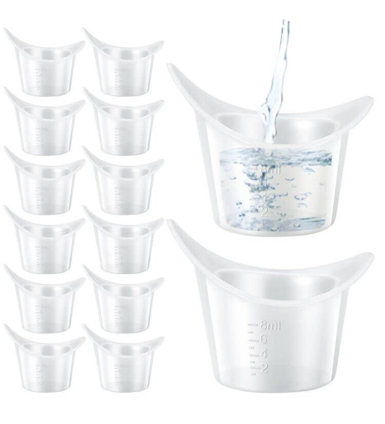 YEAJOIN Eye Wash Bath Kit - 13PCS Silicone Eye Cup Set with Calibration for Refreshing and Cleansing Tired Eyes - Buy Online on GoSupps.com