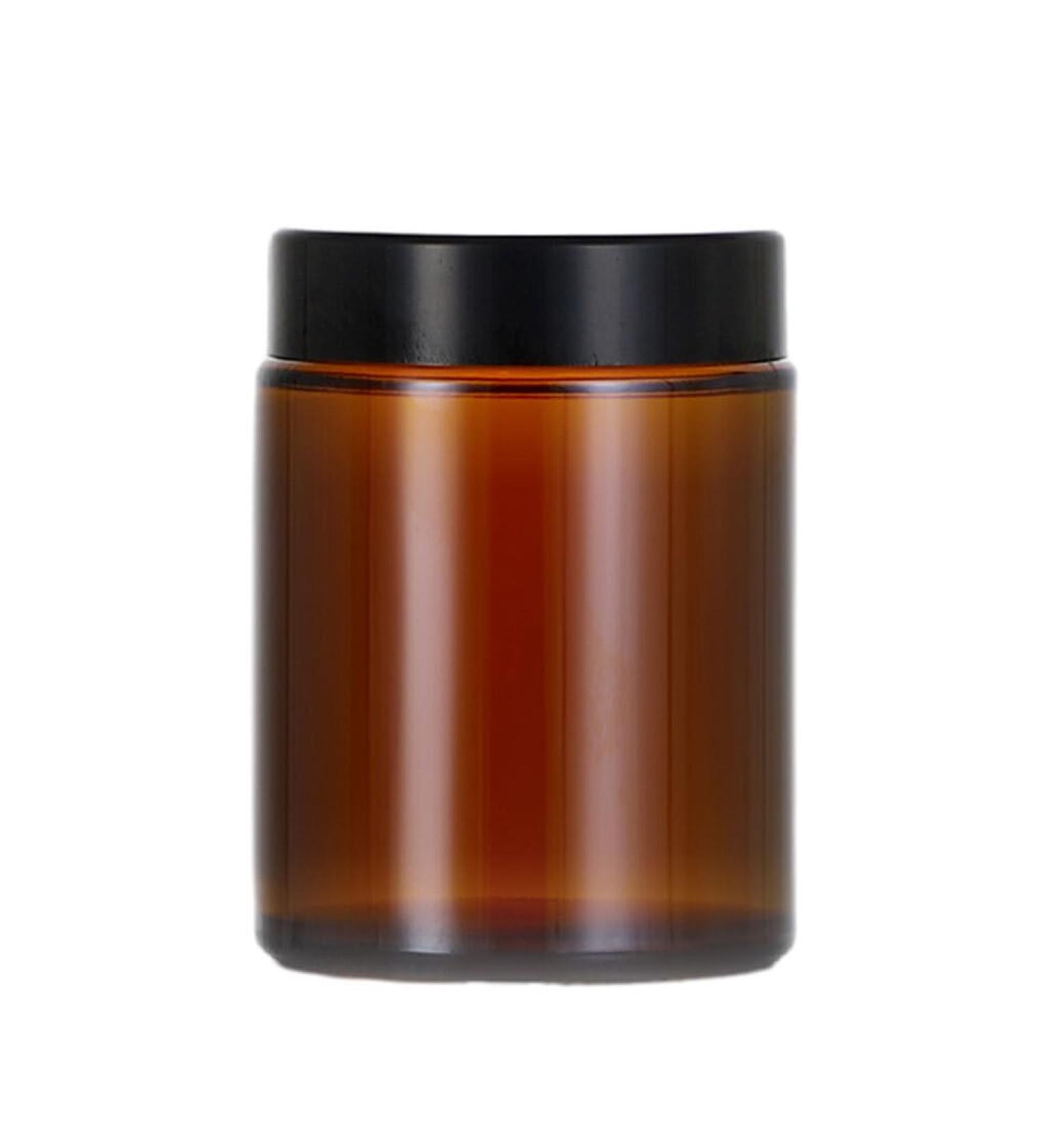 BOKIOESDE Secure Lock Amber Glass Bottle No Leakage Extra Thick Multi-functional Screw Lid Reusable No Easy To Break Wax 150g Amber 150g 150g Amber 150g - Buy Online on GoSupps.com