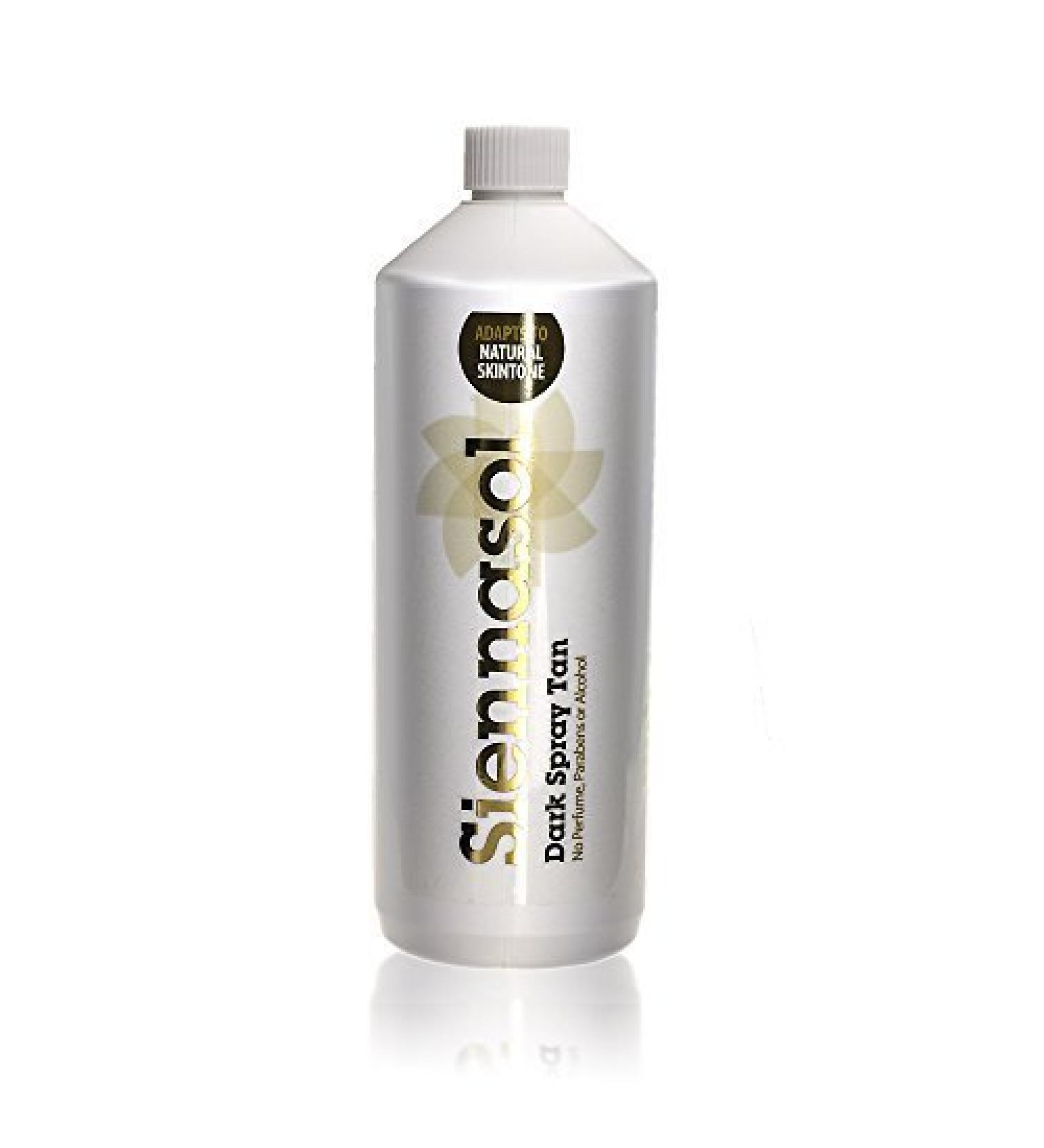 Siennasol Dark 12% DHA/Erythrulose Premium Spray Tan Solution - 1L/33.8 fl oz | Long-Lasting & Streak-Free - Buy Online on GoSupps.com