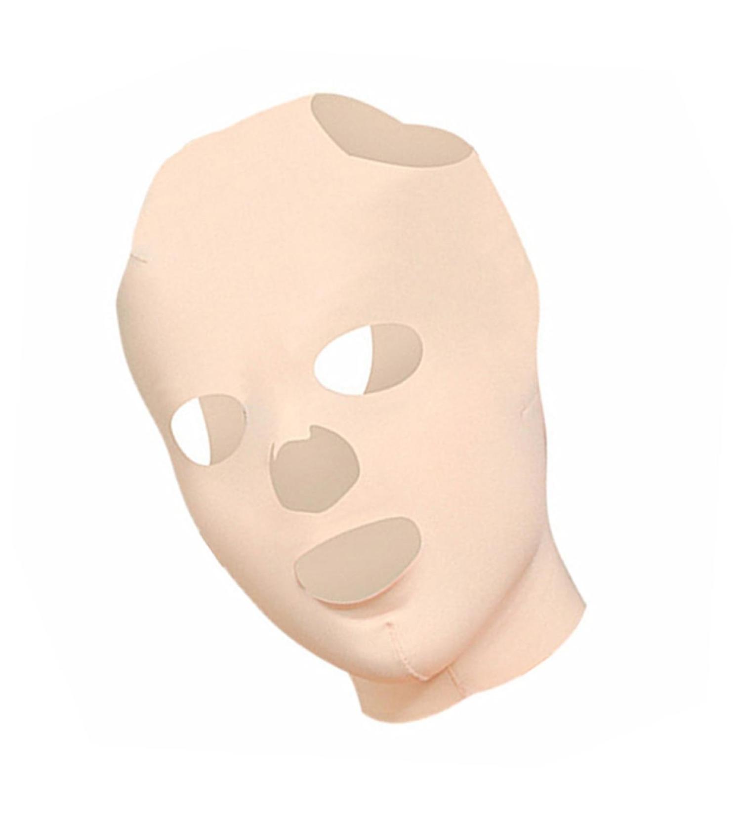 Beavorty 1Pc thin cheek Skin Lifting V- Shape Slimming chin cheek slim double chin strap sleep Skin Tighten Miss 50% spandex makeup skin tightening - Buy Online on GoSupps.com