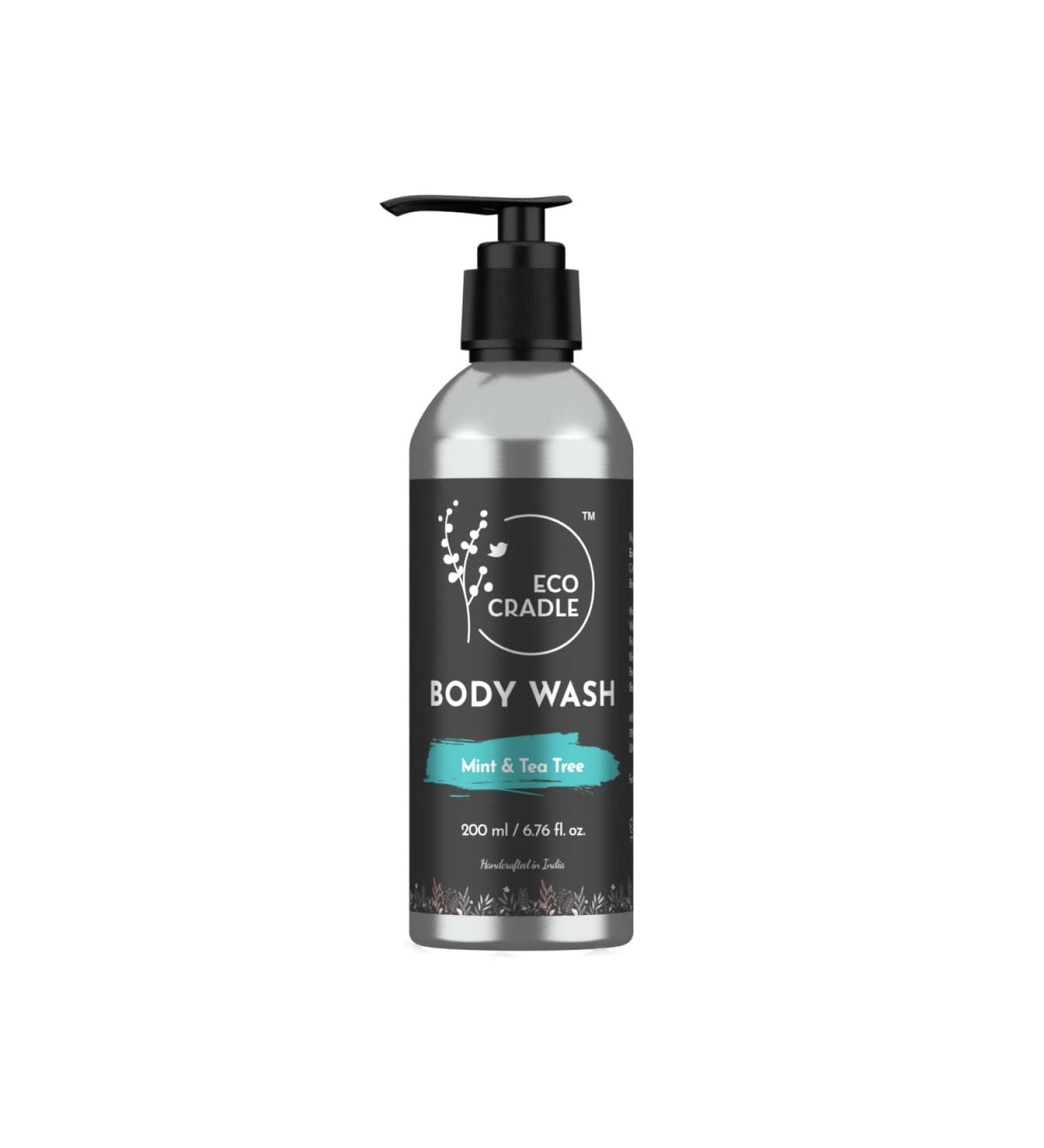 Refreshing Cooling Effect Anti-Acne Mint & Tea Tree Body Wash - 200ml | International Shipping Available - Buy Online on GoSupps.com