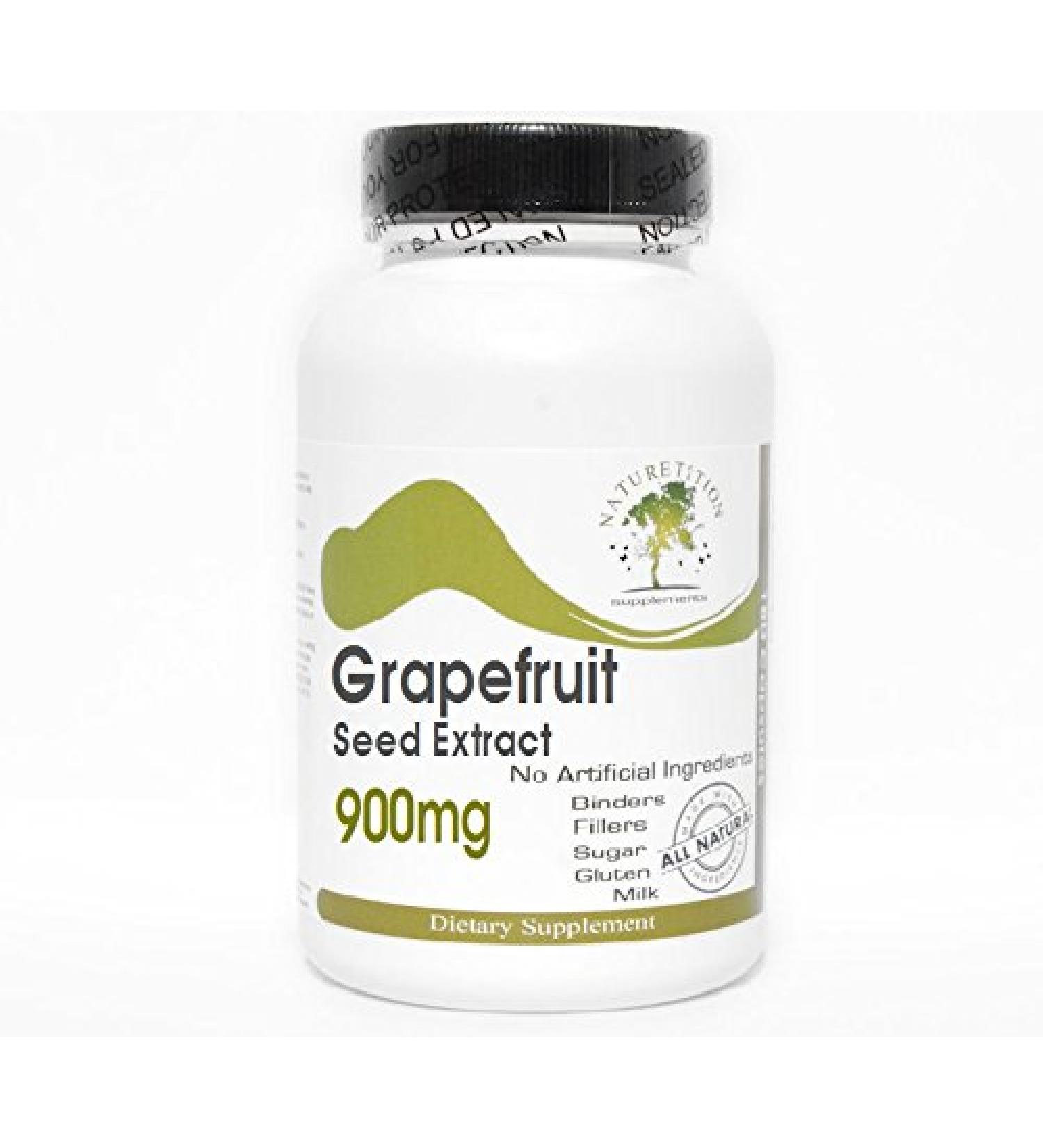 Grapefruit Seed Extract 900mg 100 Capsules - No Additives Naturetition Supplements