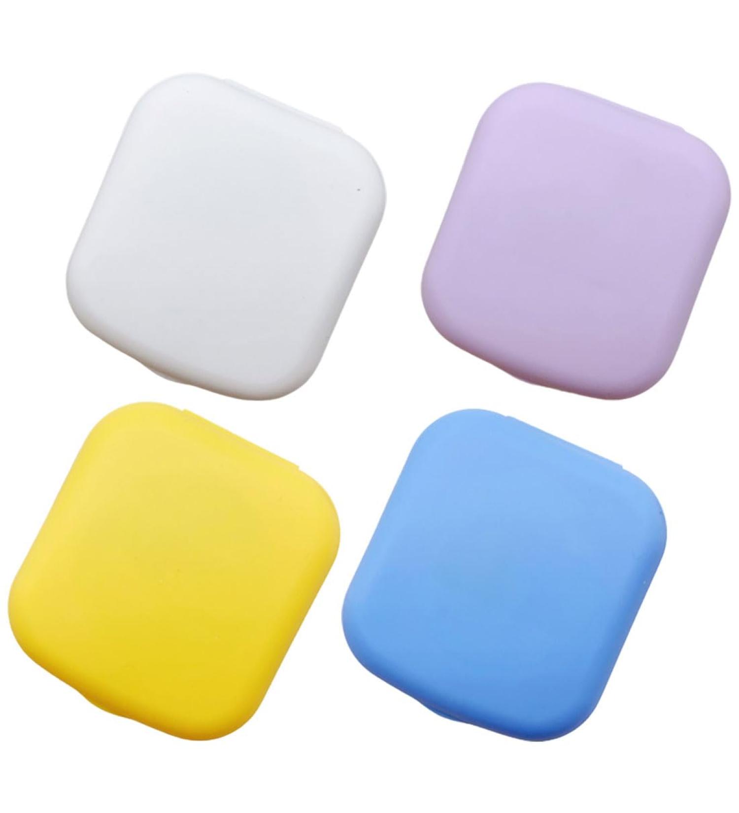 Buy Bzkser 4-Piece Contact Lenses Container Set - Travel-Ready Storage Box with Tweezers Suction Cups & Mirrors for Home & On-the-Go - Buy Online on GoSupps.com