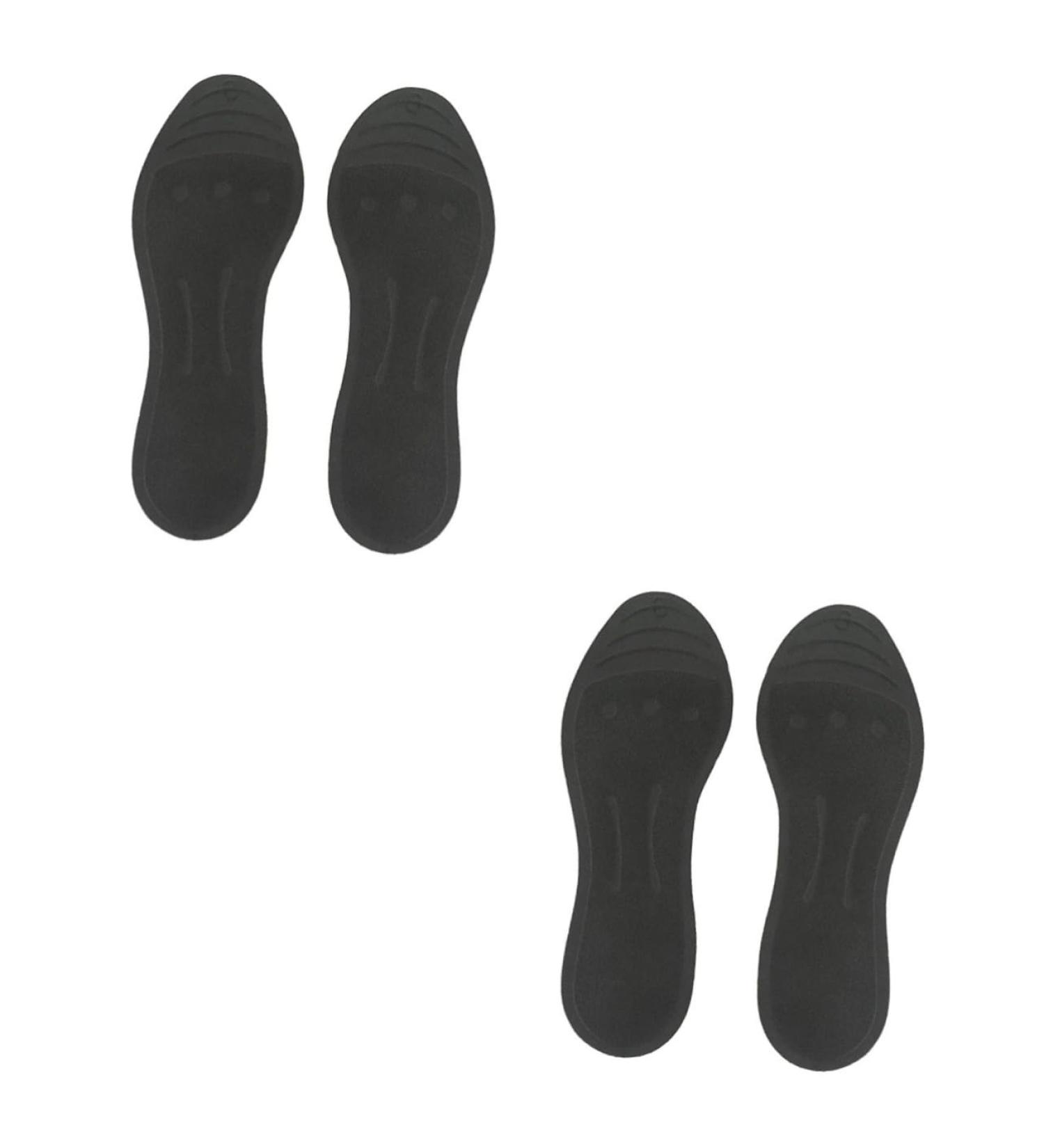 FRCOLOR Plantar Insoles - 2pcs Liquid Orthotic Massaging Insoles for Comfort & Support - Black - Buy Online on GoSupps.com