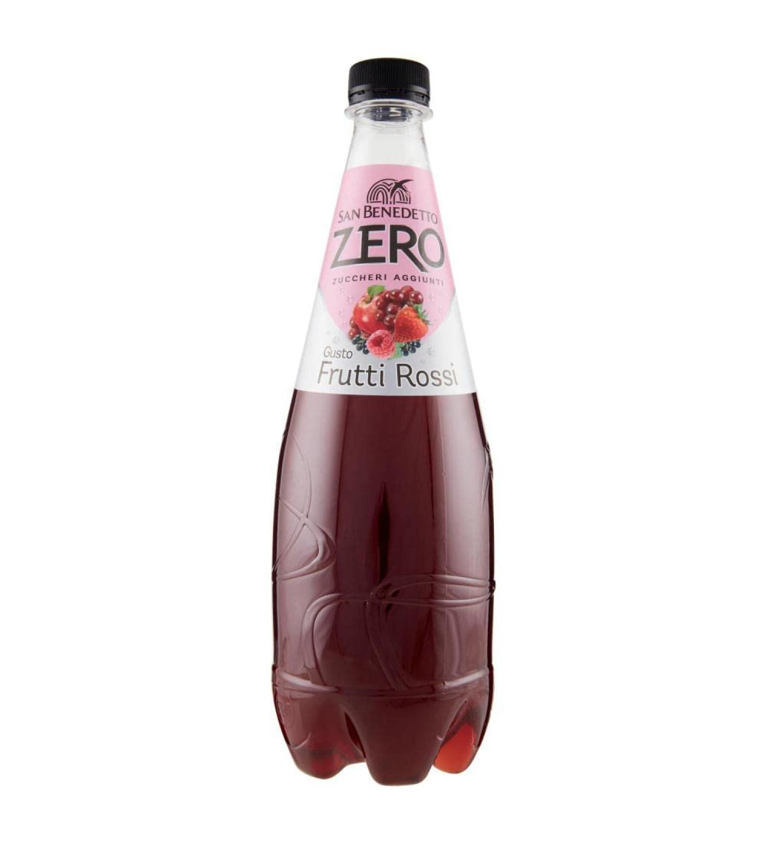 12 x San Benedetto Frutti rossi red fruits zero sugar free PET bottle 75 cl sugar free - Buy Online on GoSupps.com